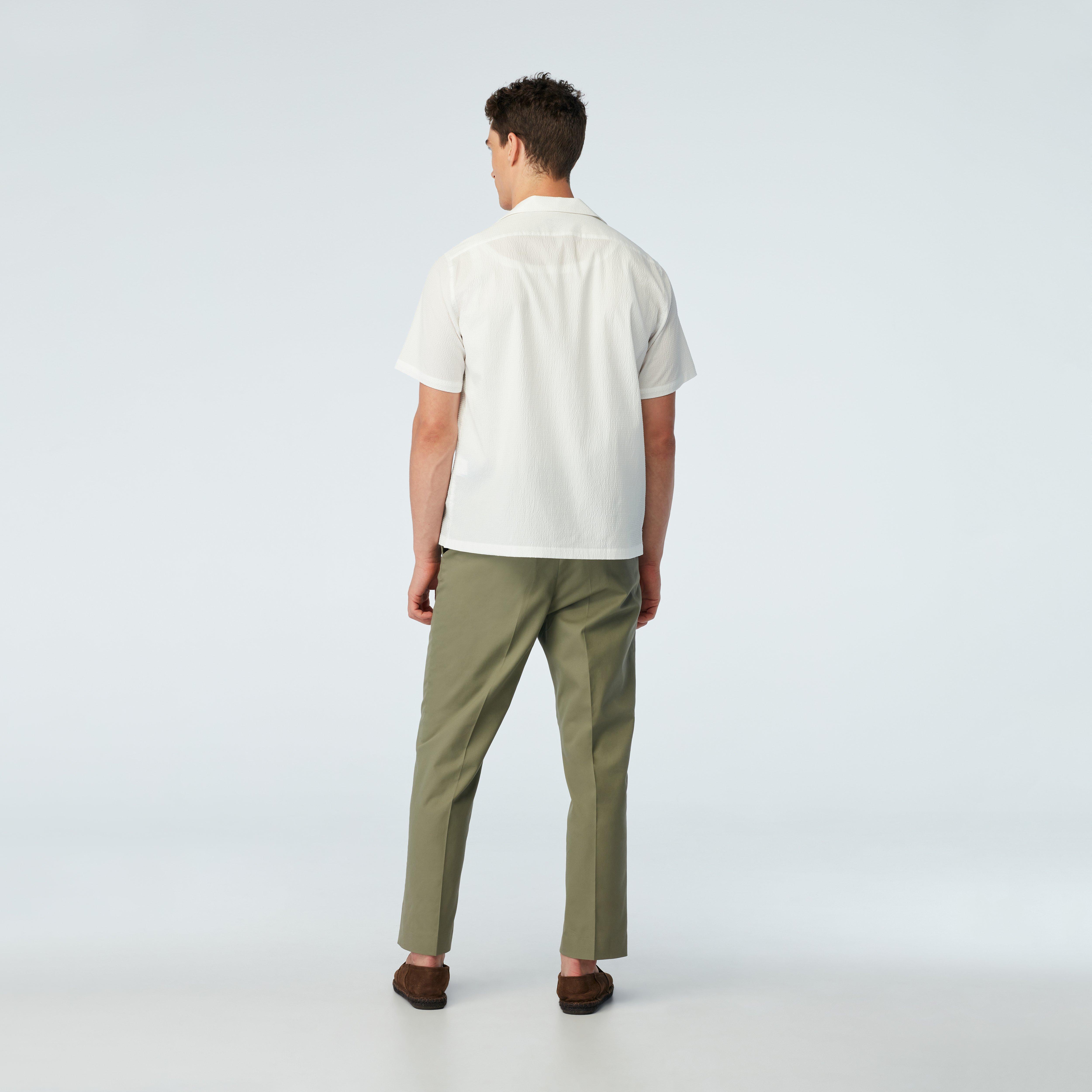 Product thumbnail 2 White campshirt - Oakington Solid Design from Spring / Summer Indochino Collection