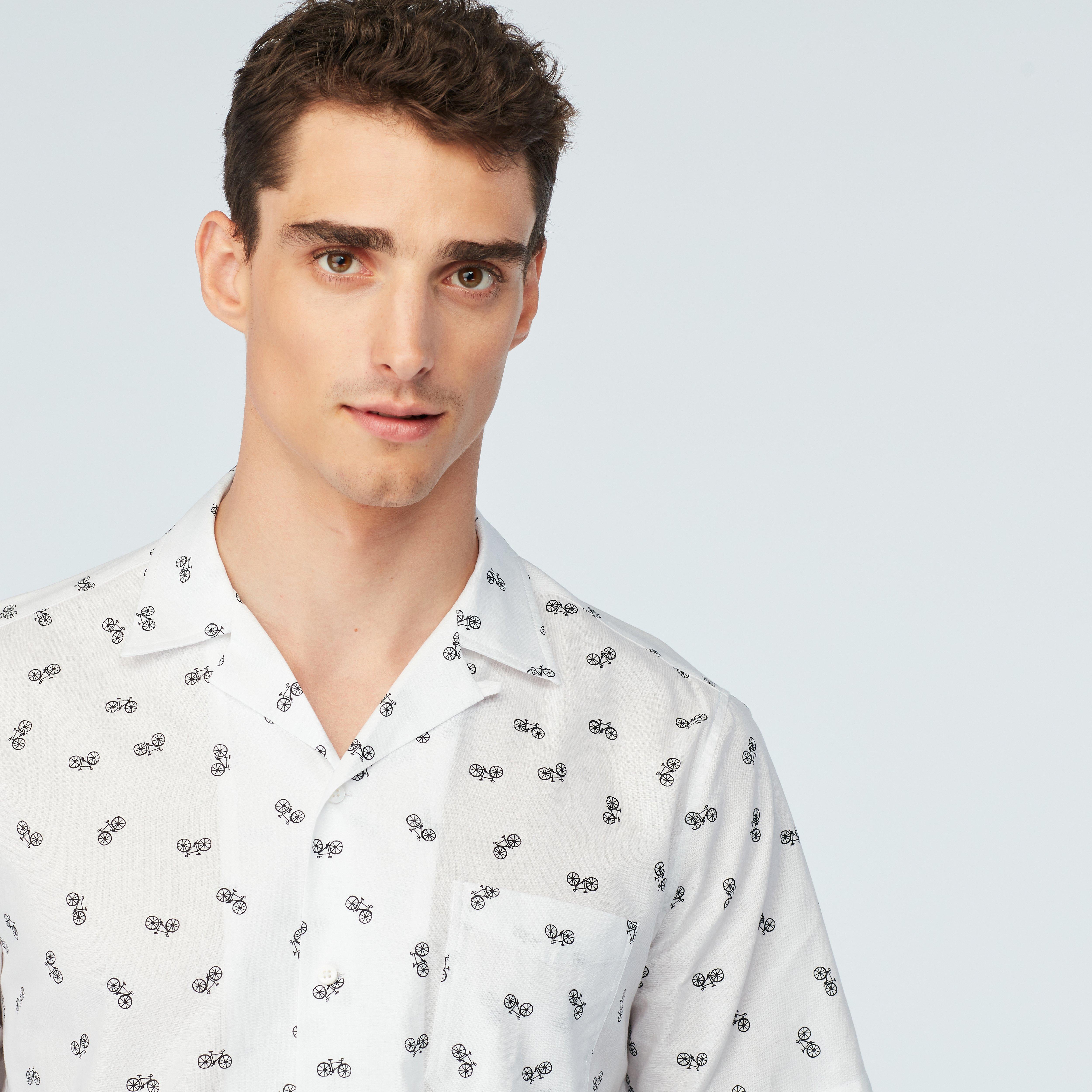Product thumbnail 3 Black campshirt - Otham Pattern Design from Spring / Summer Indochino Collection
