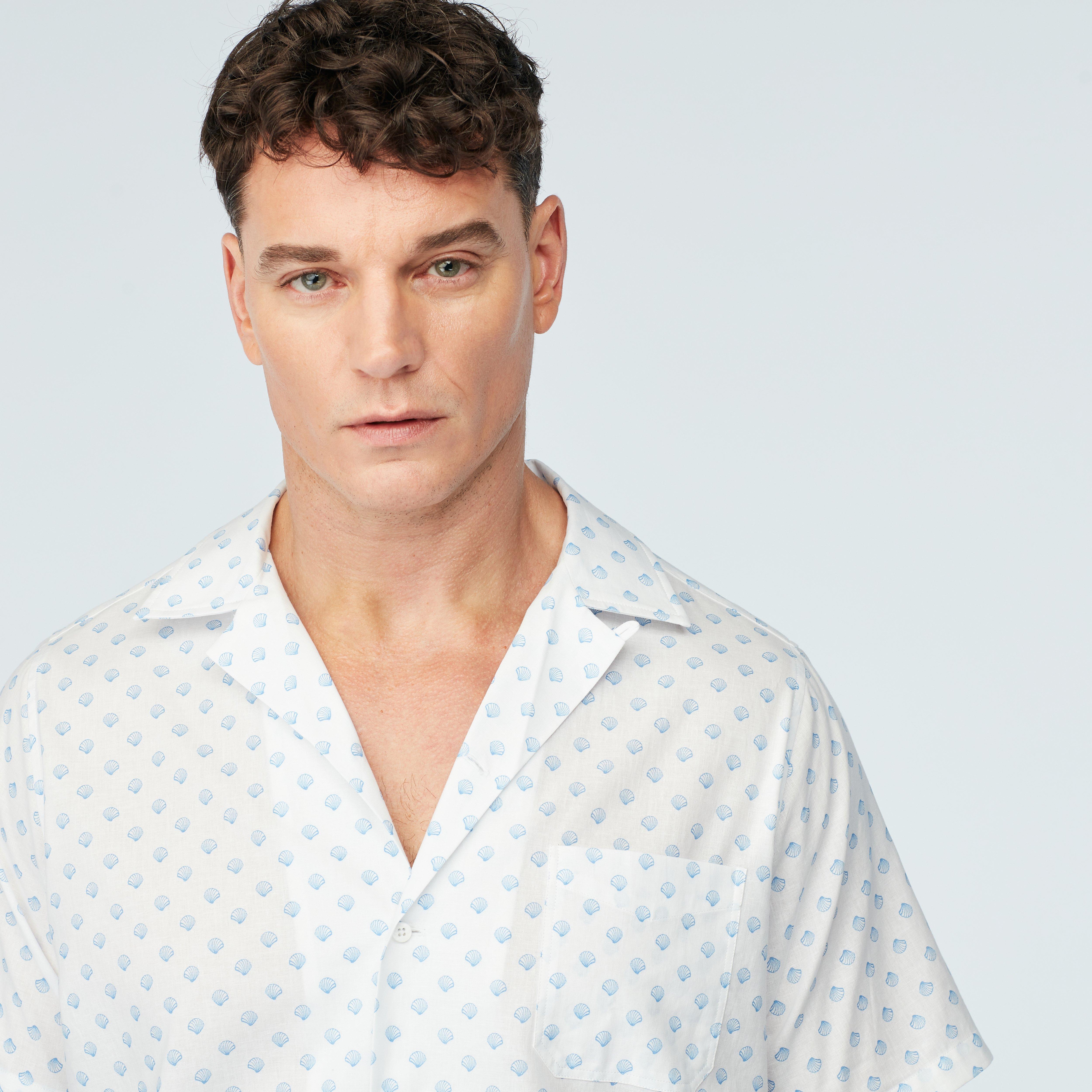 Product thumbnail 3 Blue campshirt - Otham Pattern Design from Spring / Summer Indochino Collection