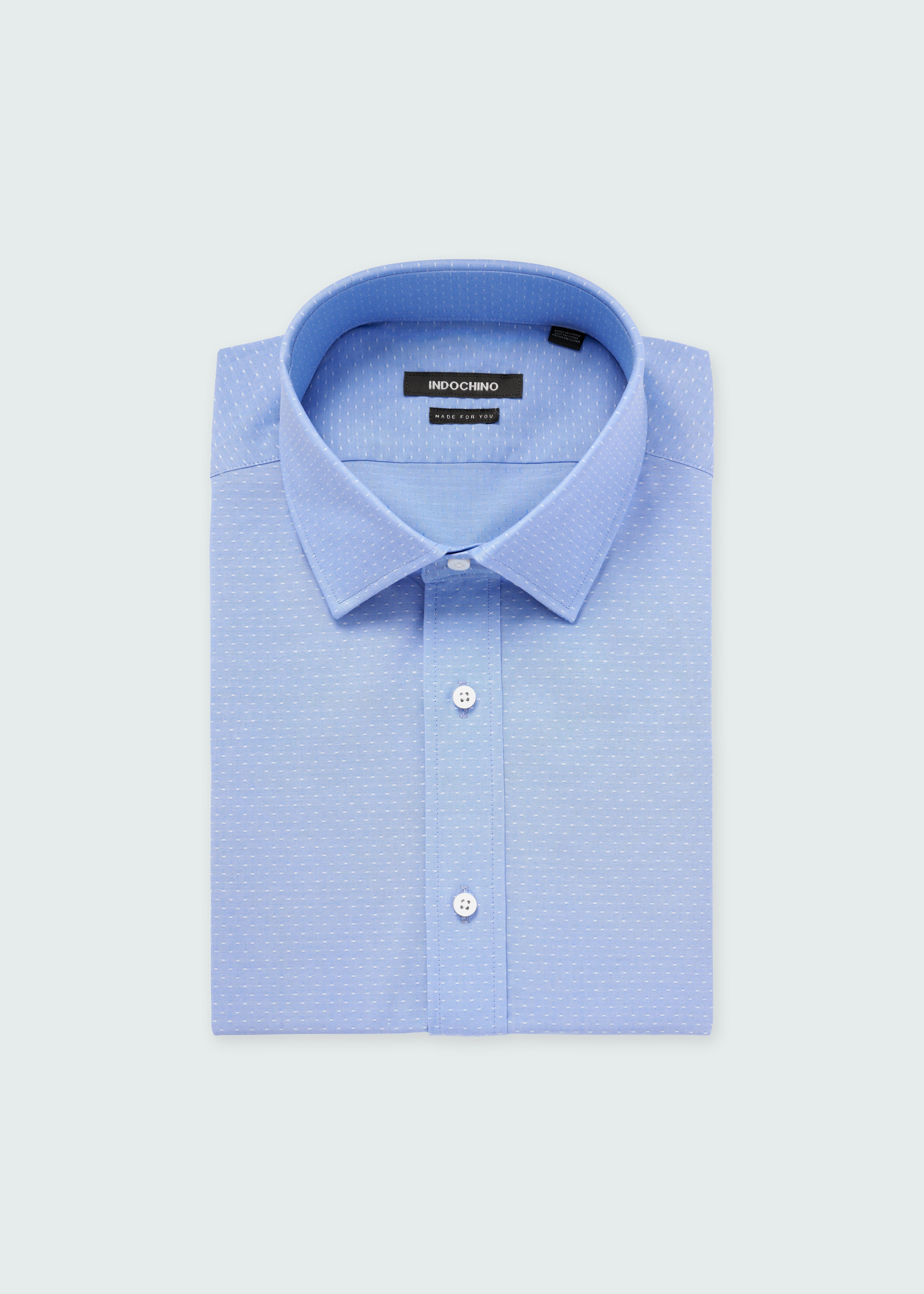 Blue shirt - Oxley Pattern Design from Premium Spring / Summer Indochino Collection