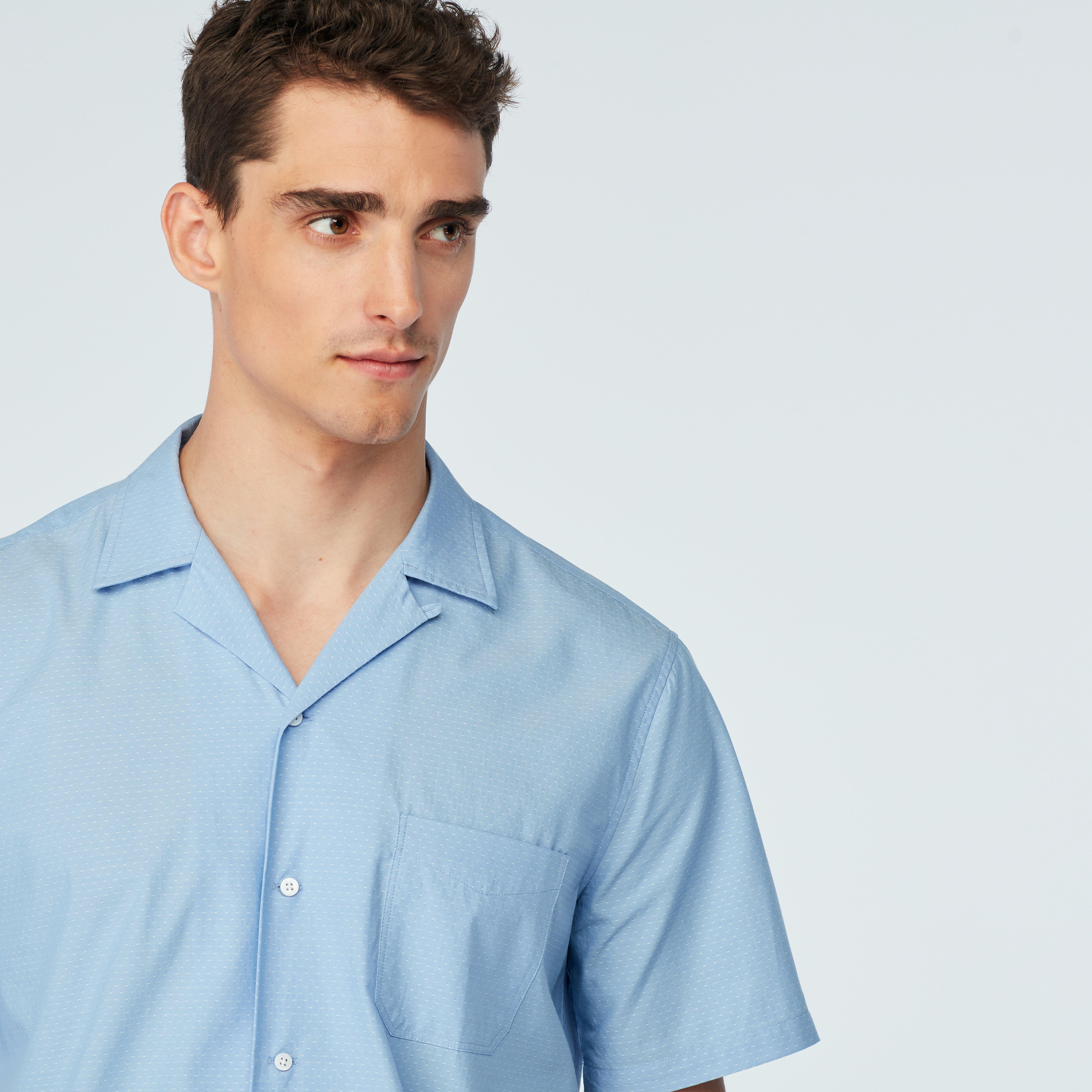 Product thumbnail 3 Blue campshirt - Oxley Pattern Design from Spring / Summer Indochino Collection