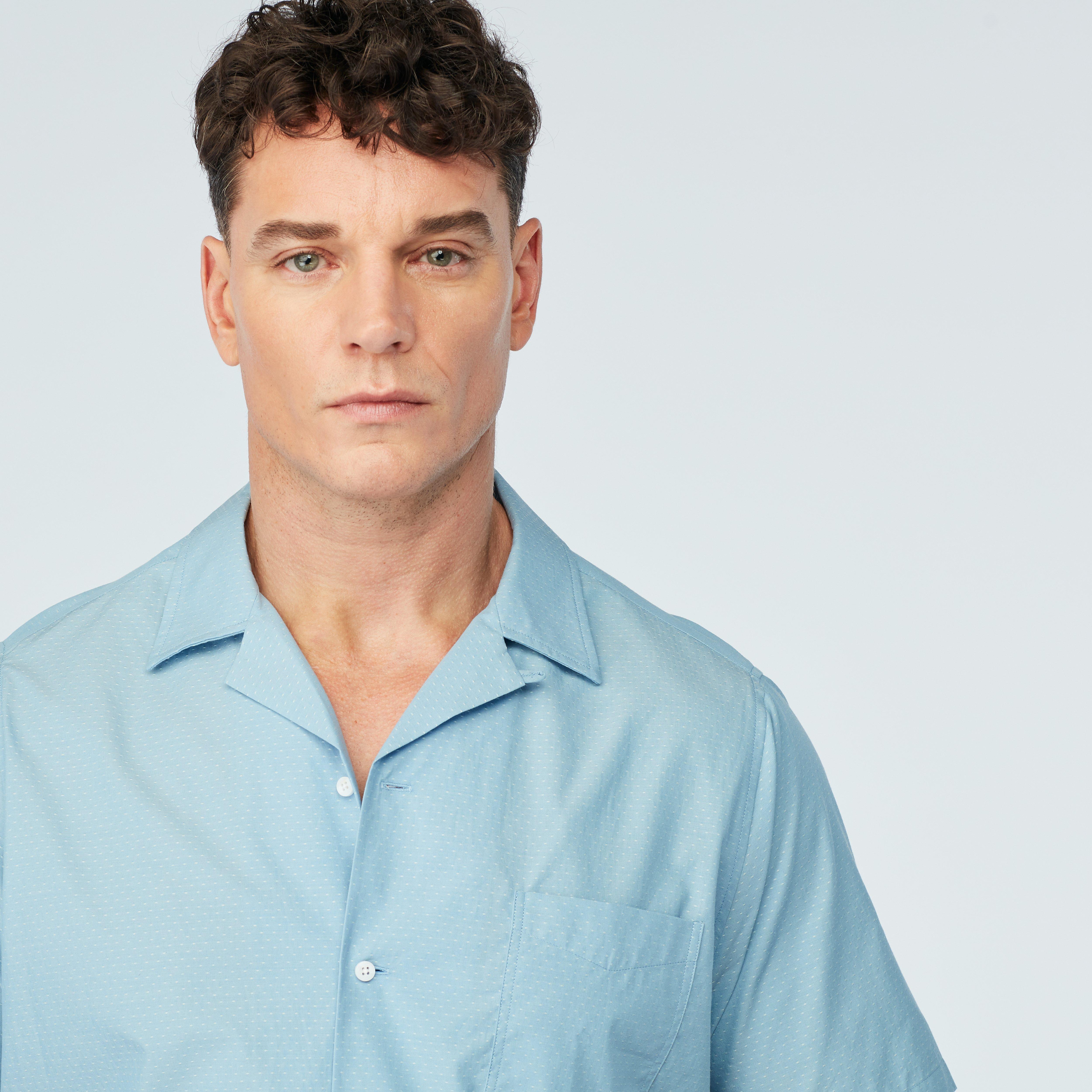 Product thumbnail 3 Teal campshirt - Oxley Pattern Design from Spring / Summer Indochino Collection