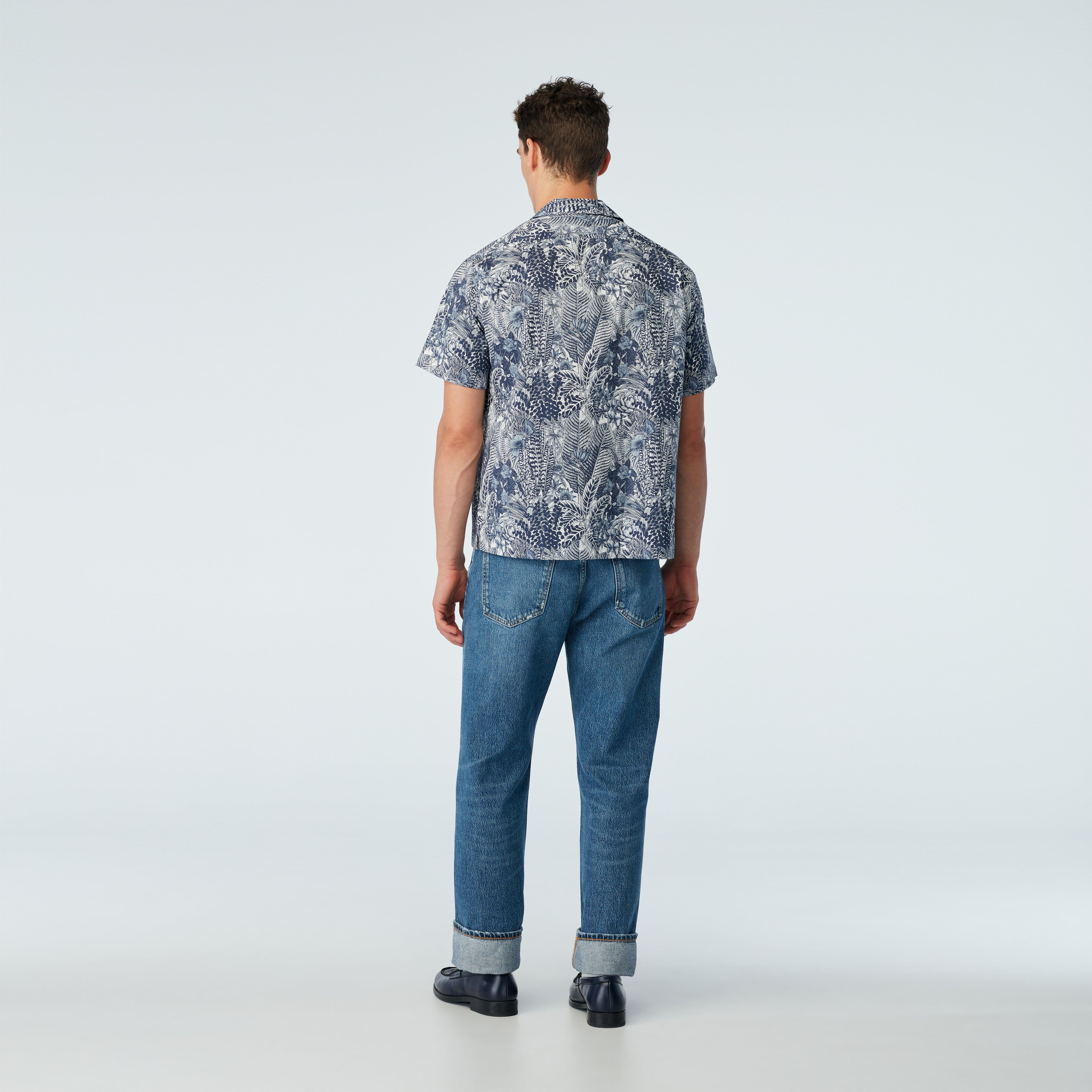 Product thumbnail 2 Navy campshirt - Oyne Pattern Design from Spring / Summer Indochino Collection