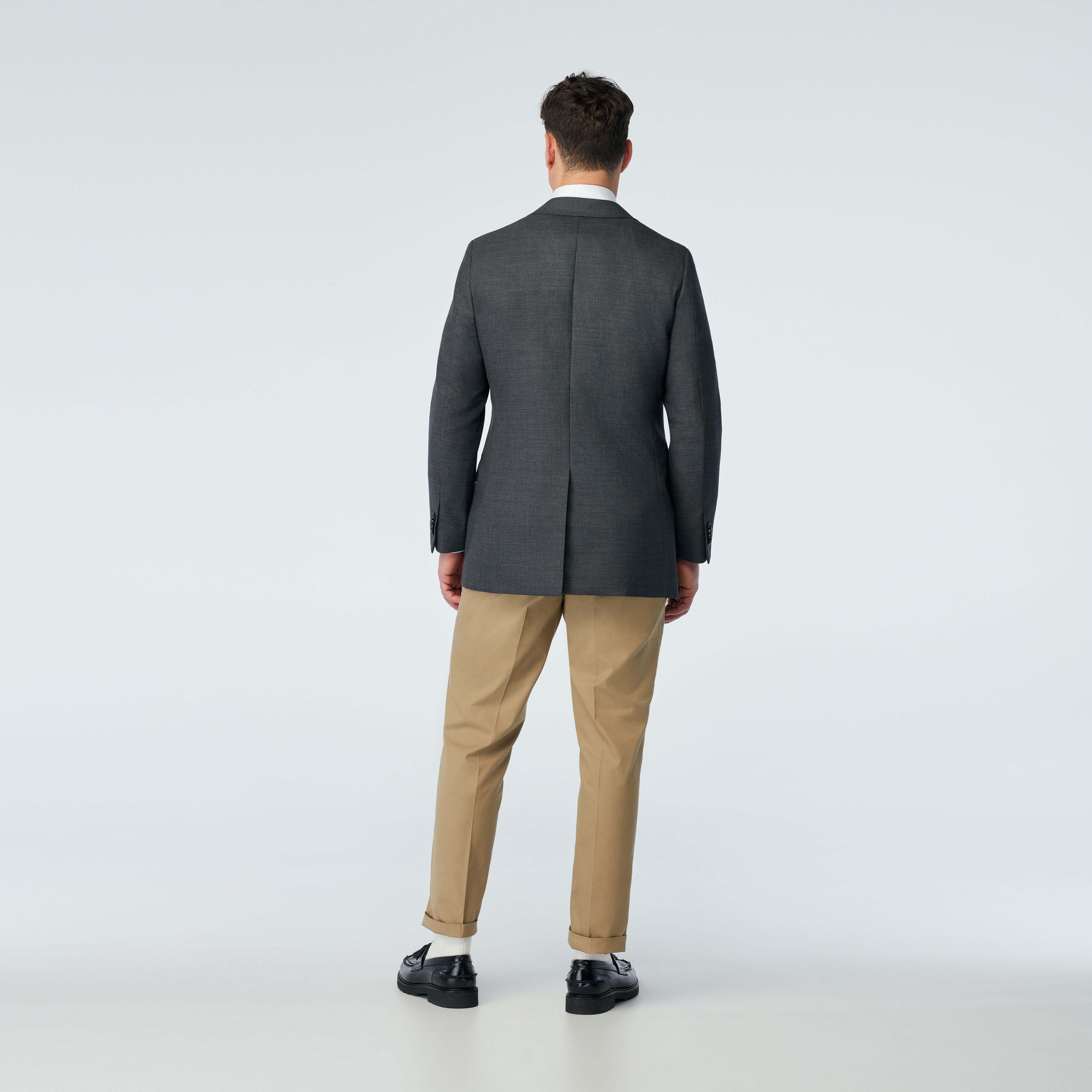 Product thumbnail 2 Gray blazer - Hatton Solid Design from Luxury Indochino Collection