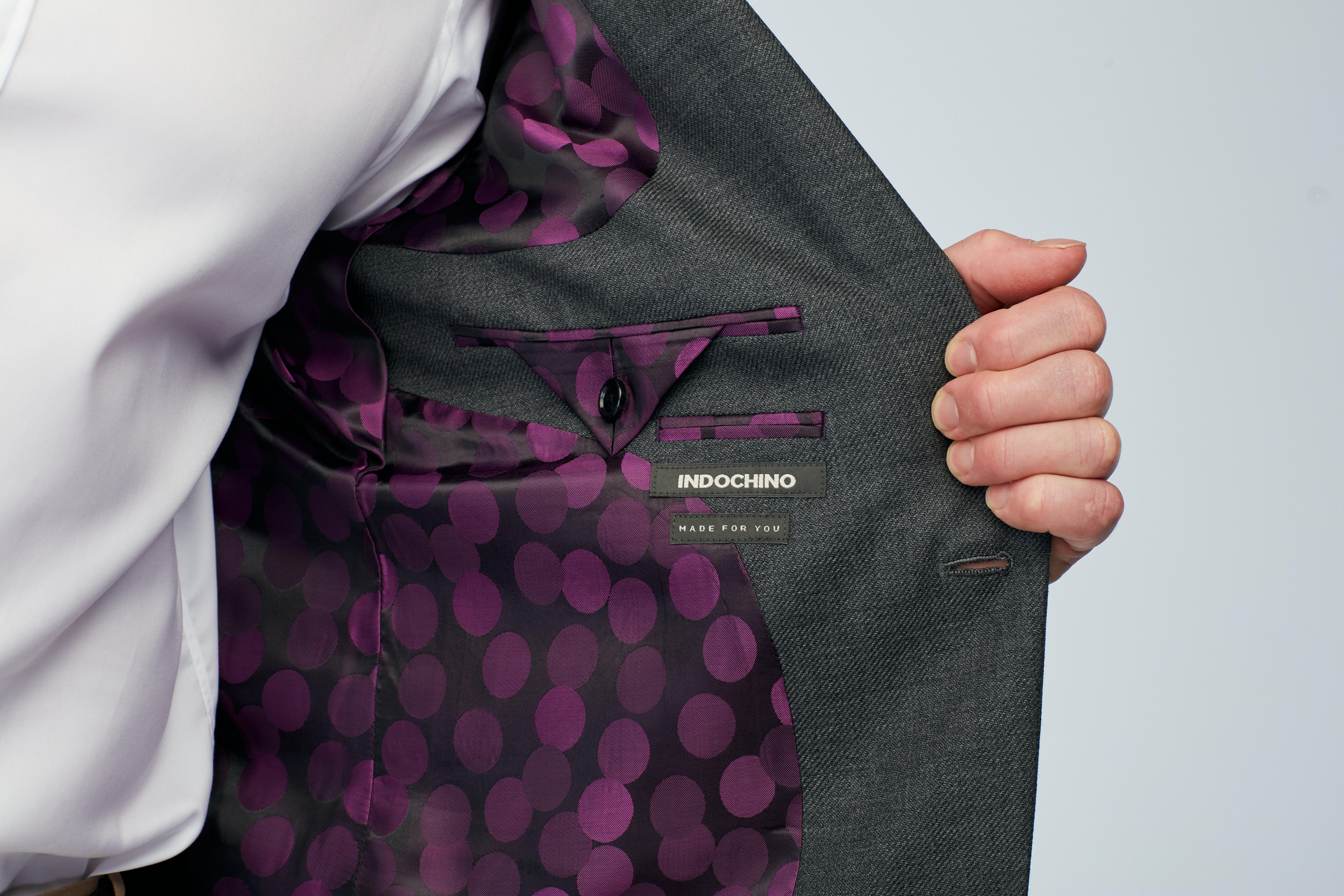 Product thumbnail 3 Gray blazer - Hatton Solid Design from Luxury Indochino Collection