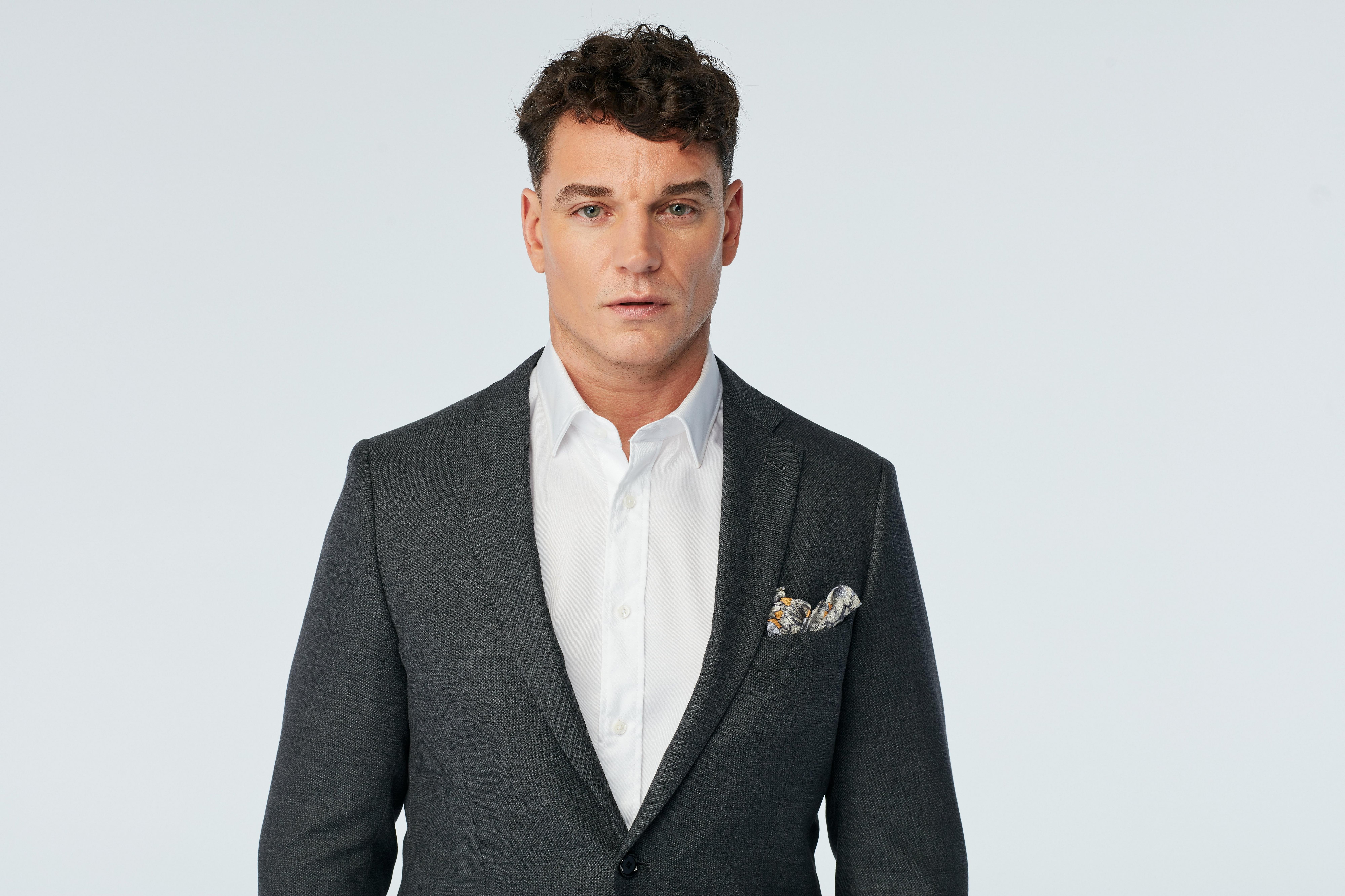 Product thumbnail 4 Gray blazer - Hatton Solid Design from Luxury Indochino Collection