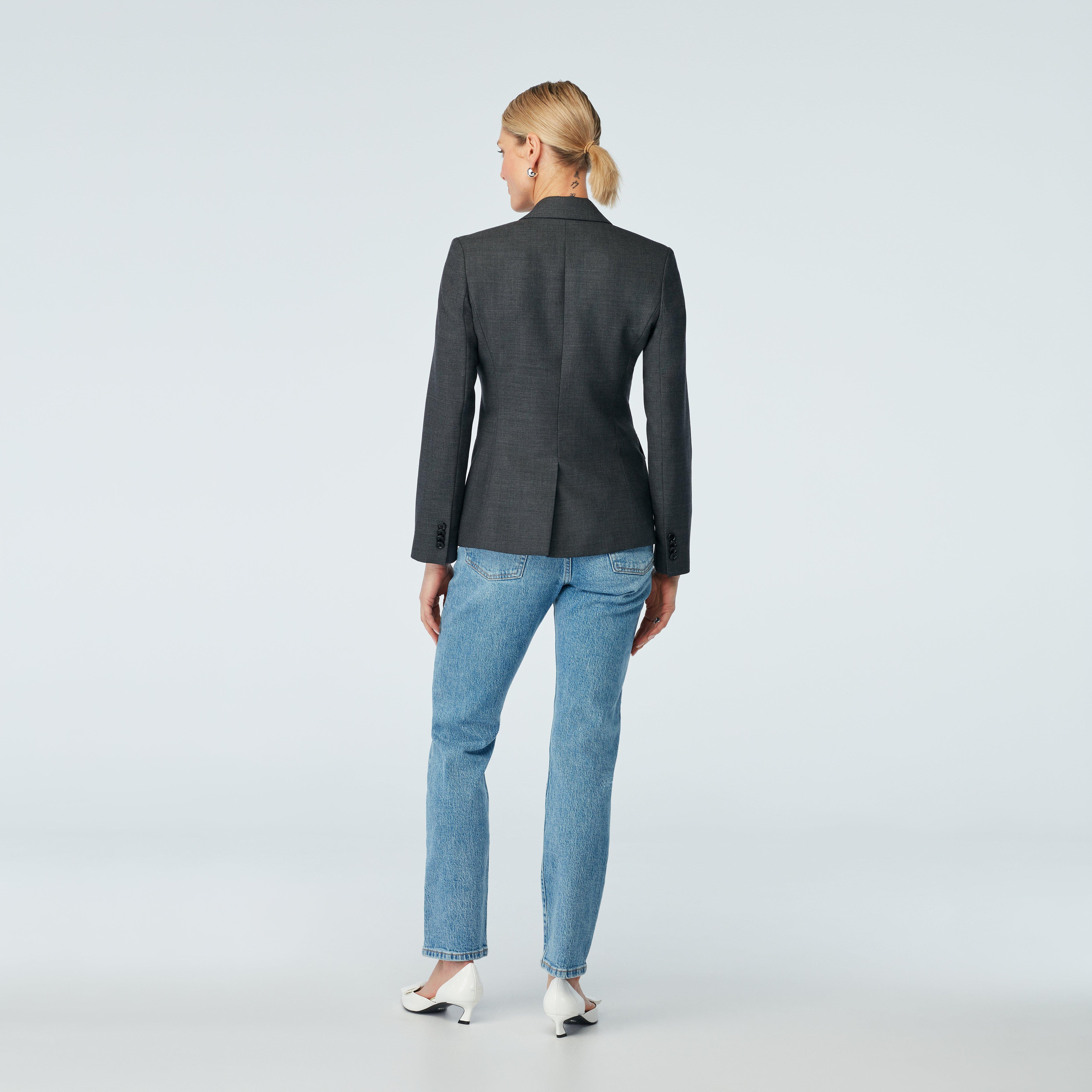 Product thumbnail 2 Gray blazer women - Hatton Solid Design from Luxury Indochino Collection