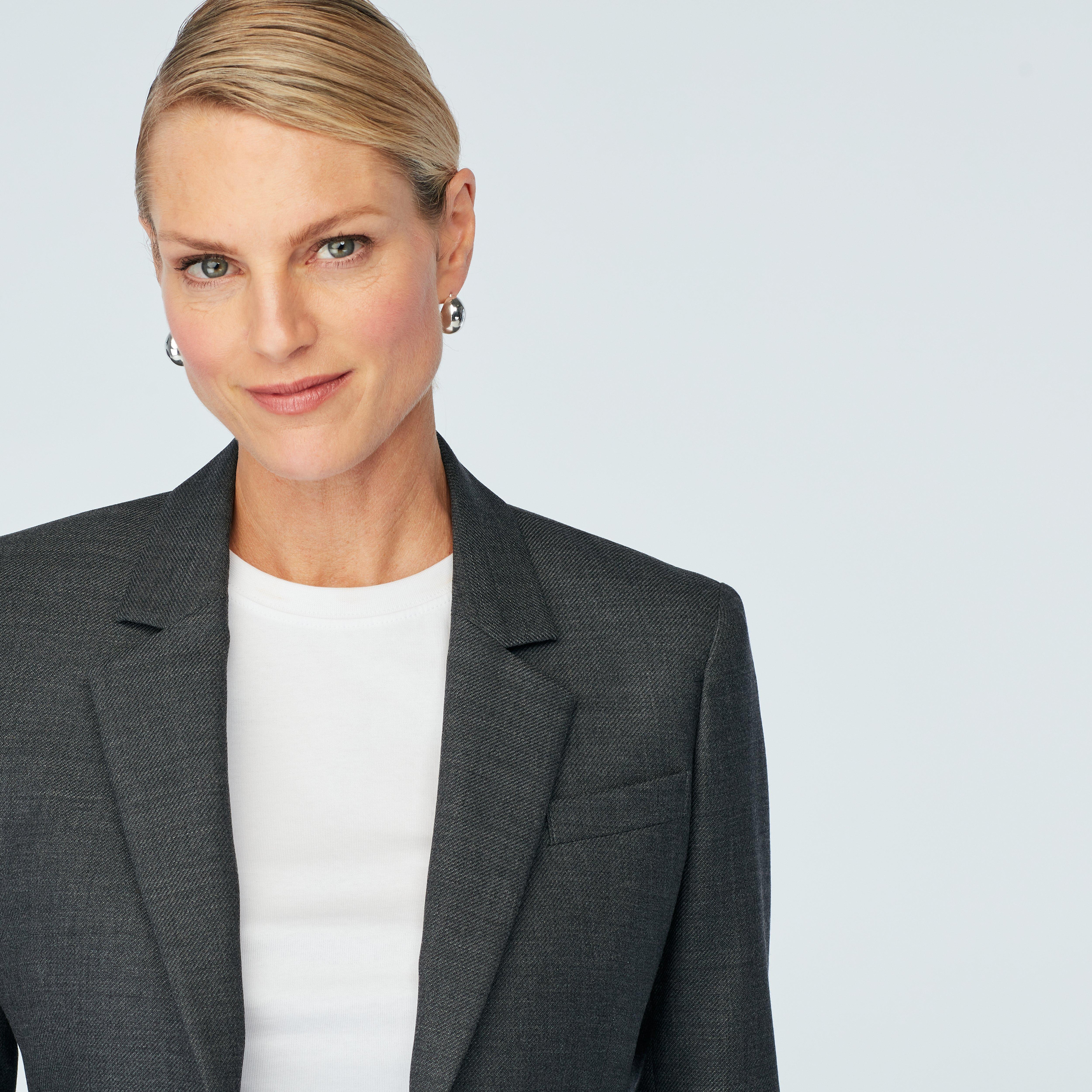 Product thumbnail 4 Gray blazer women - Hatton Solid Design from Luxury Indochino Collection