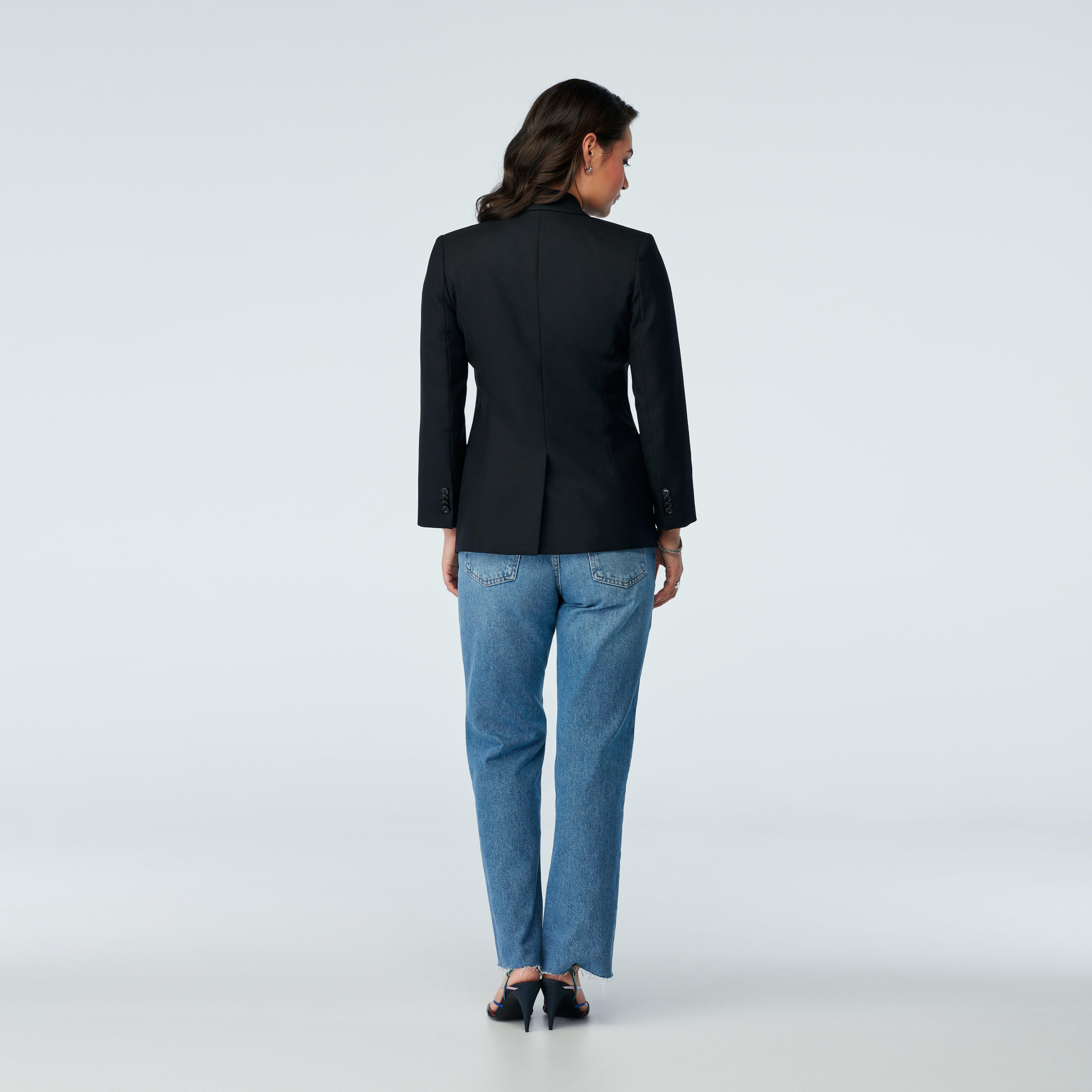 Product thumbnail 2 Black blazer women - Hatton Solid Design from Luxury Indochino Collection