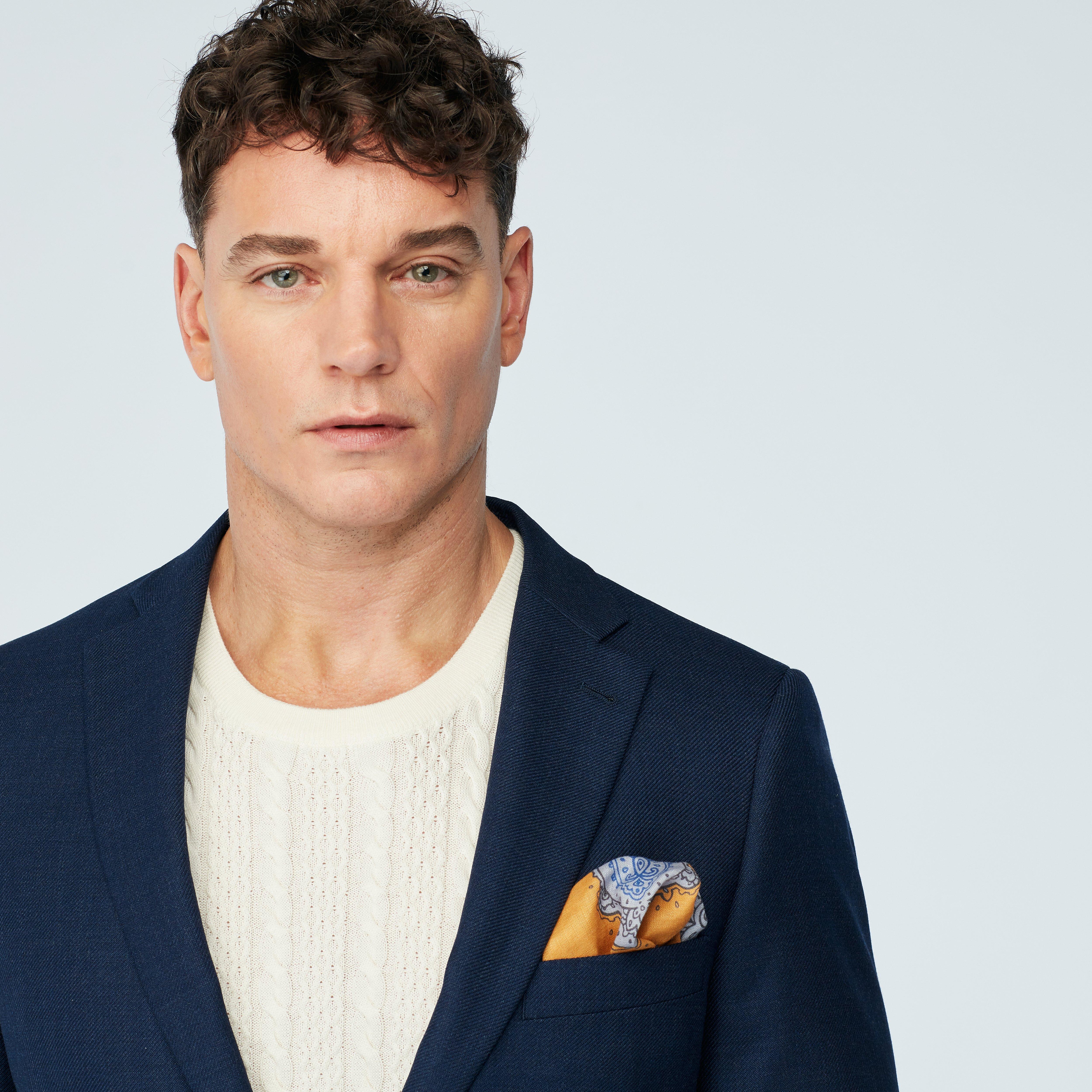 Product thumbnail 4 Navy blazer - Hatton Solid Design from Luxury Indochino Collection