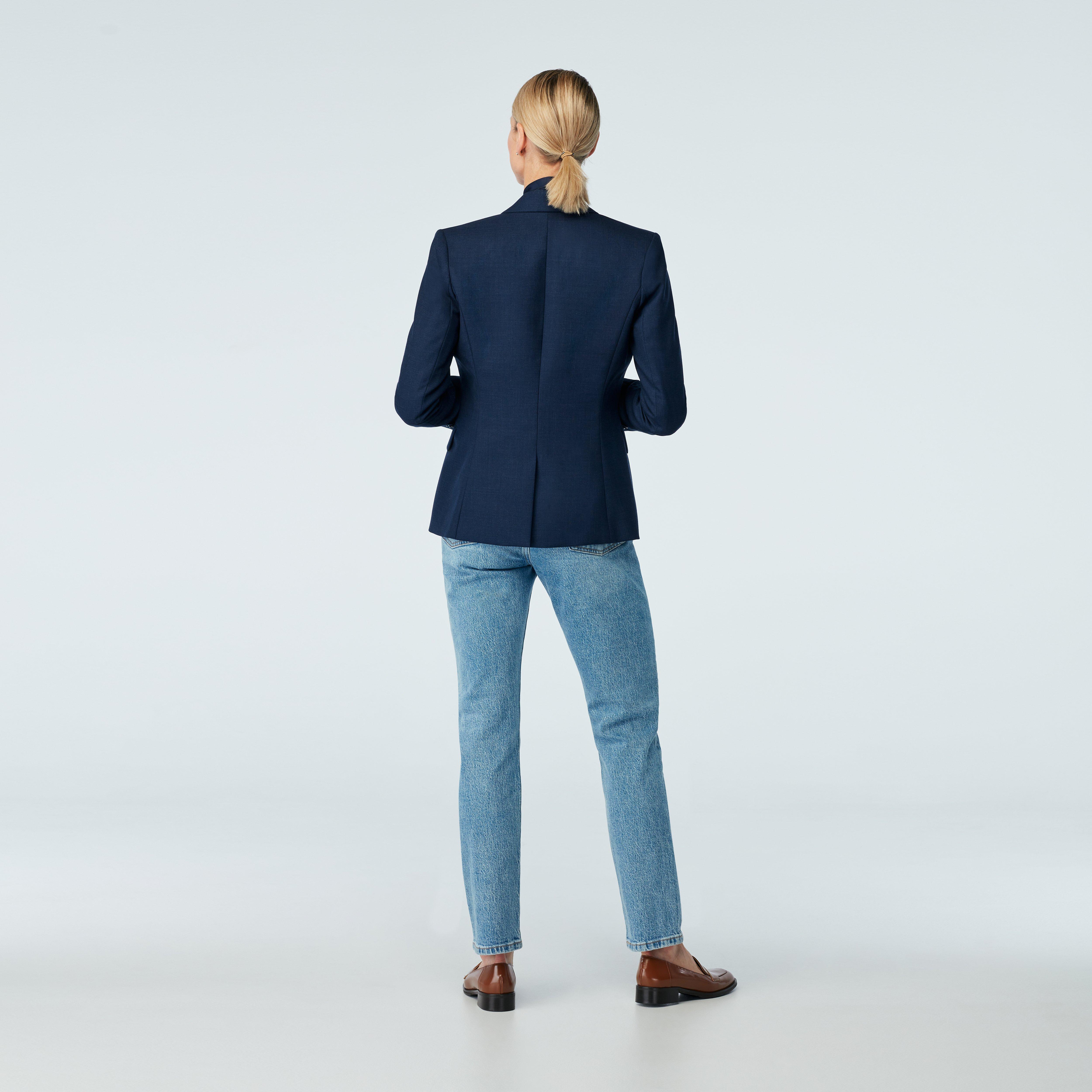 Product thumbnail 2 Navy blazer women - Hatton Solid Design from Luxury Indochino Collection