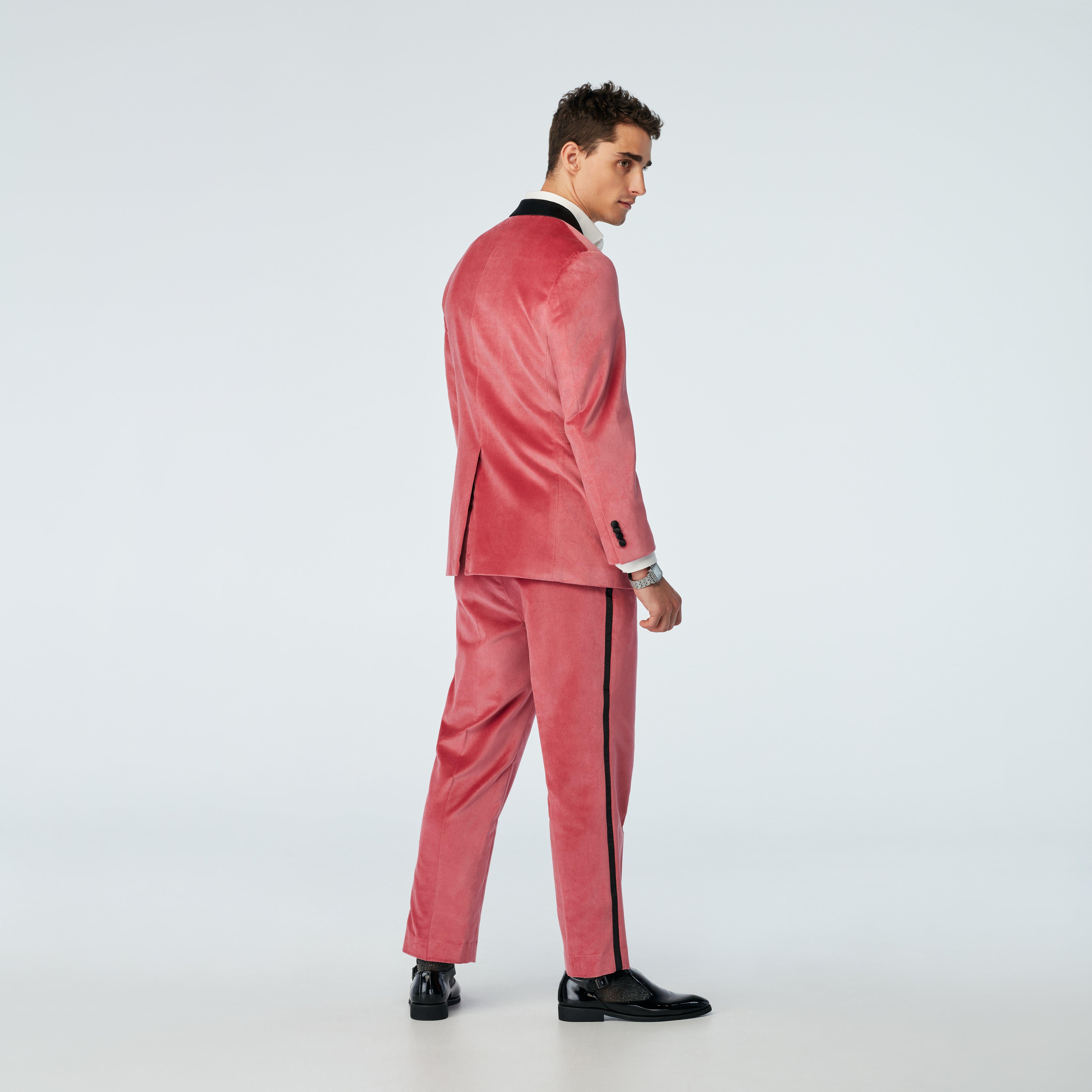 Product thumbnail 2 Pink suit - Hardford Solid Design from Tuxedo Indochino Collection