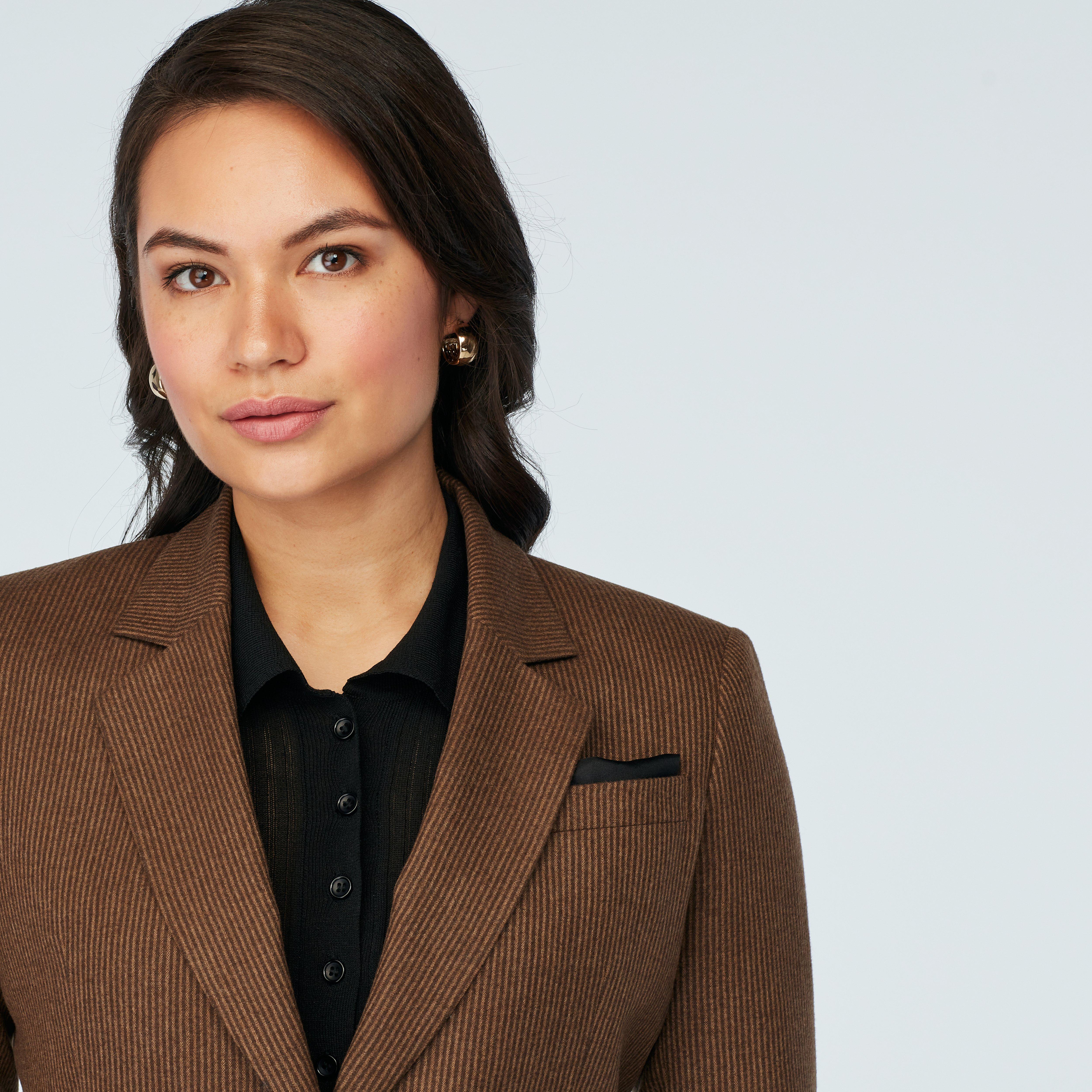 Product thumbnail 6 Brown suit women - Solid Design from Indochino Collection