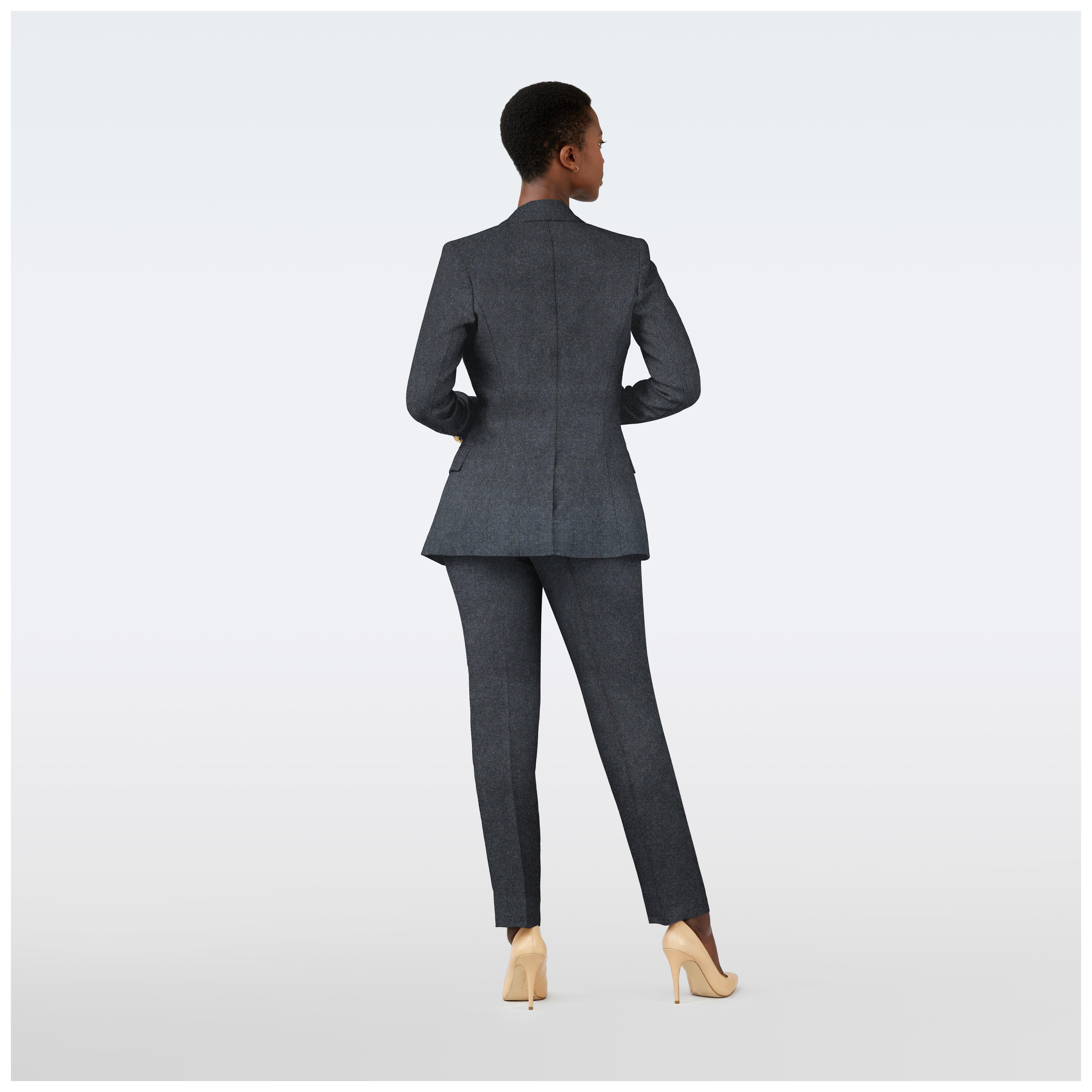 Product thumbnail 2 Gray blazer women - Hardford Solid Design from Premium Indochino Collection