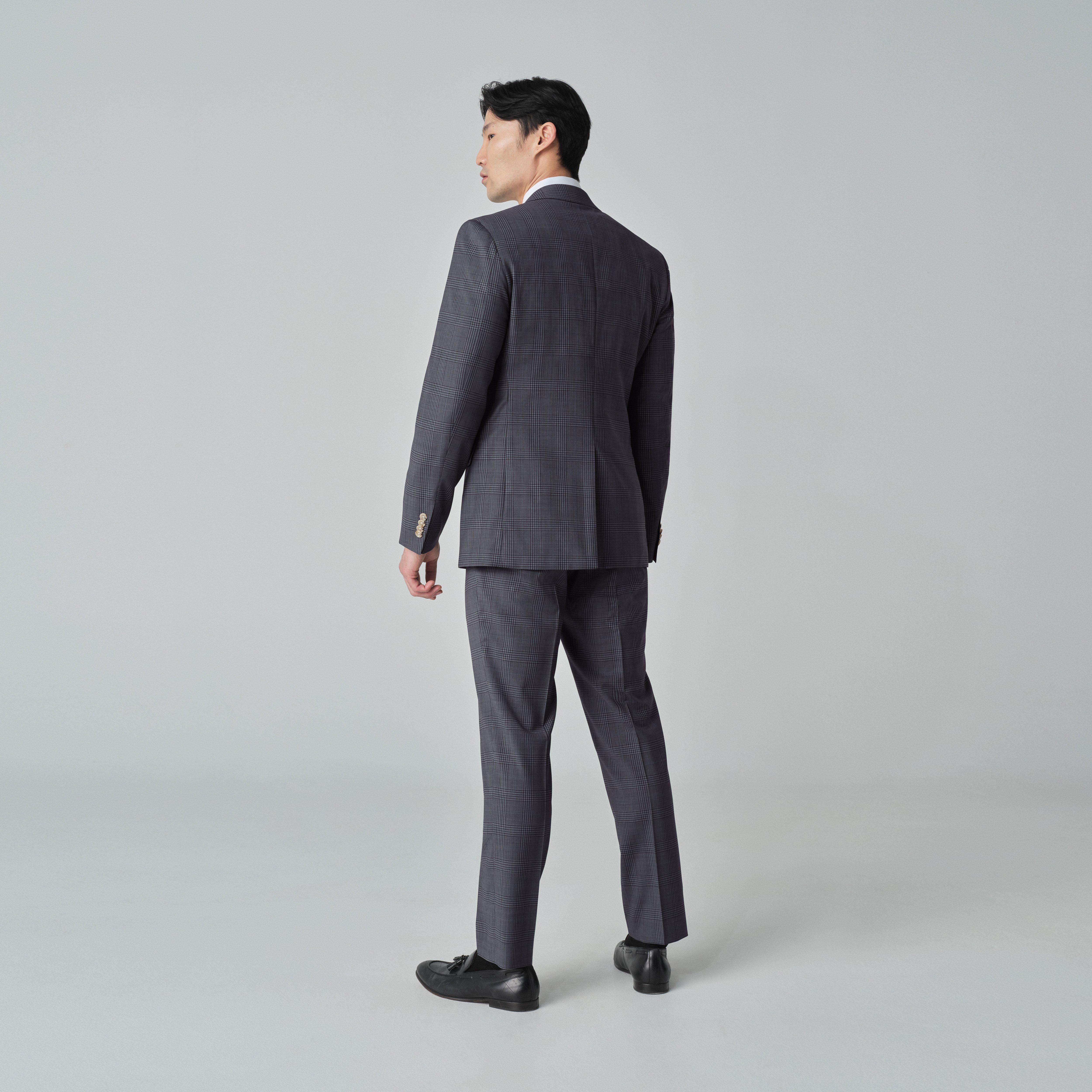 Product thumbnail 2 Teal suit - Milano Checked Design from Italian Indochino Collection