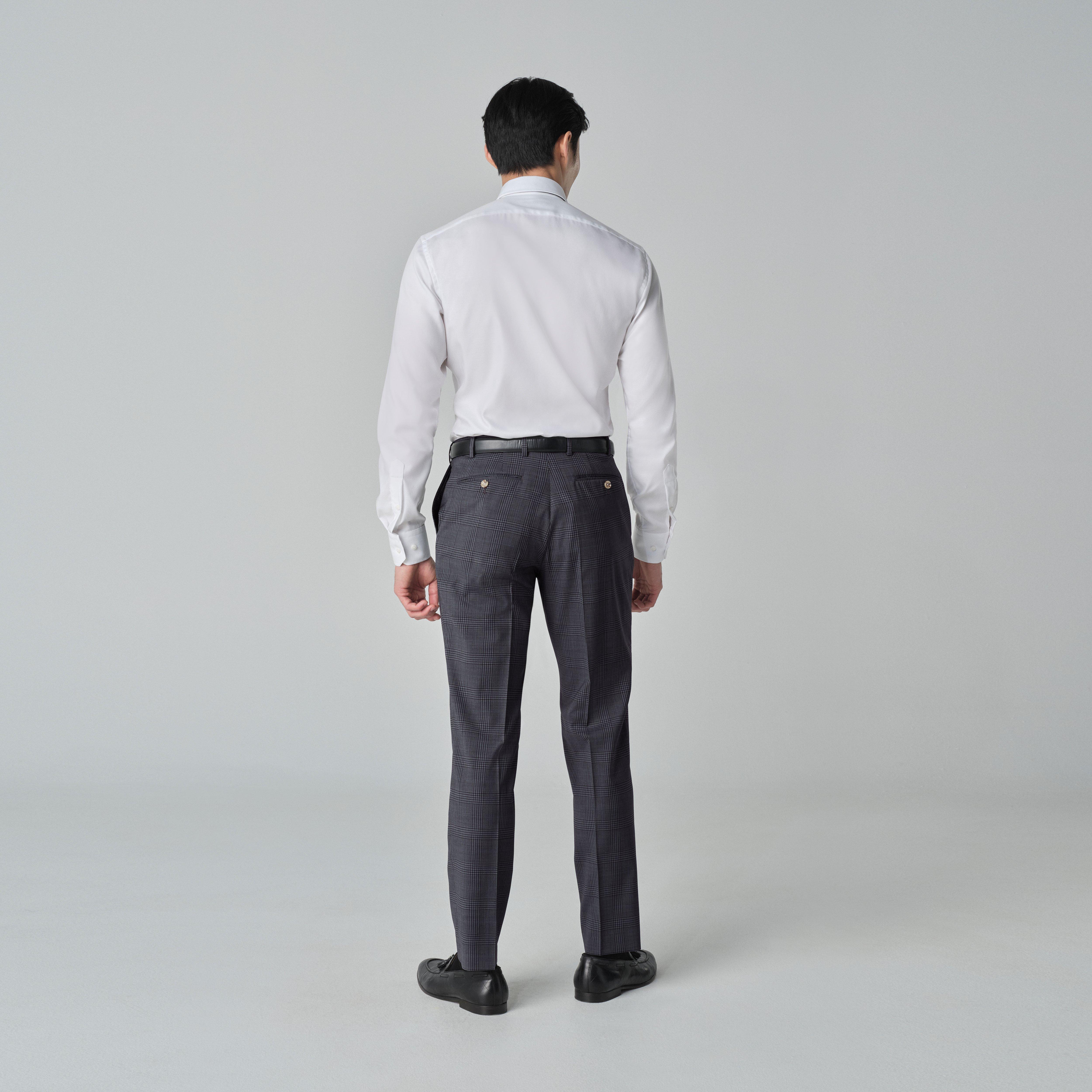 Product thumbnail 4 Teal suit - Milano Checked Design from Italian Indochino Collection