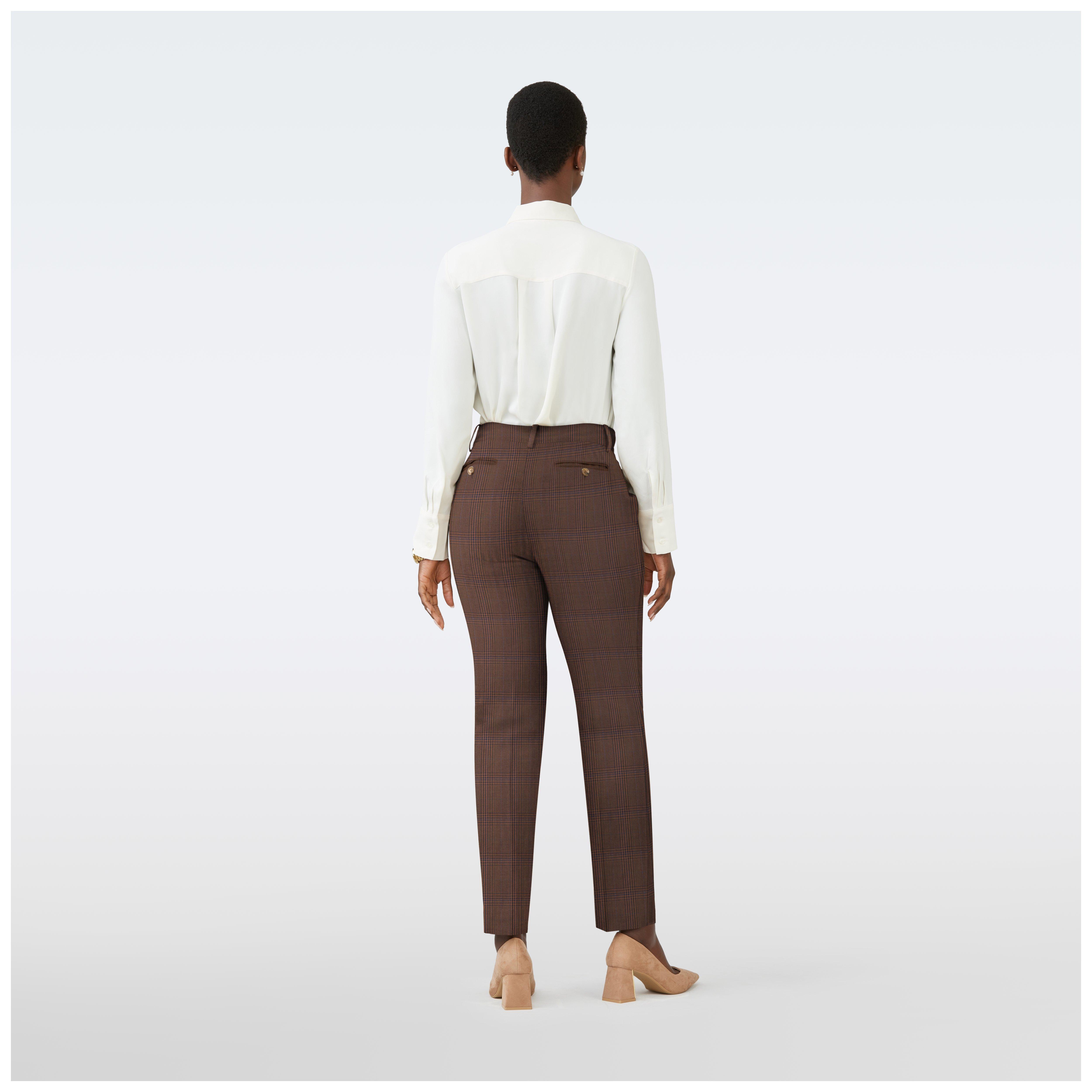 Product thumbnail 4 Brown suit women - Milano Checked Design from Italian Indochino Collection