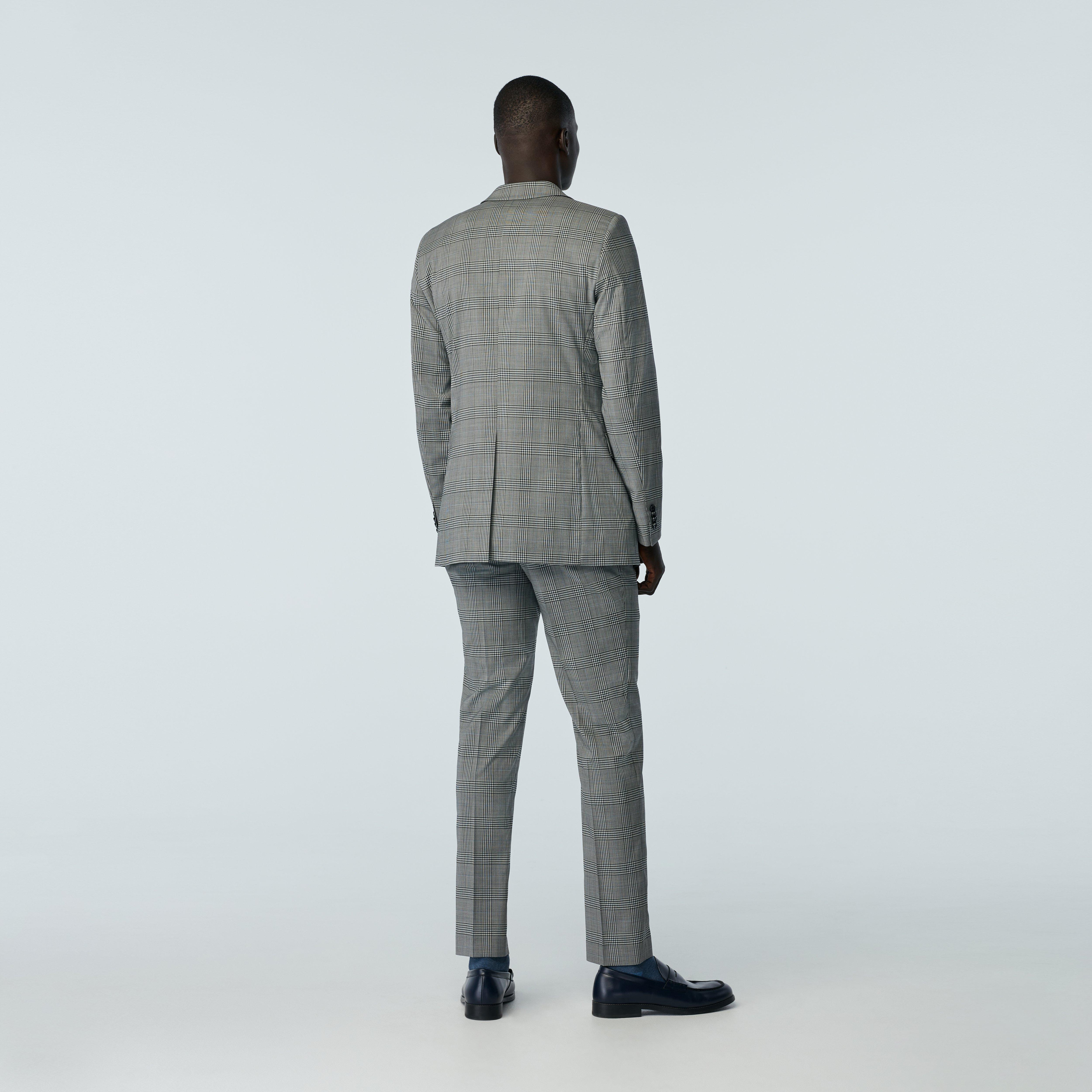 Product thumbnail 2 Black suit - Milano Checked Design from Italian Indochino Collection