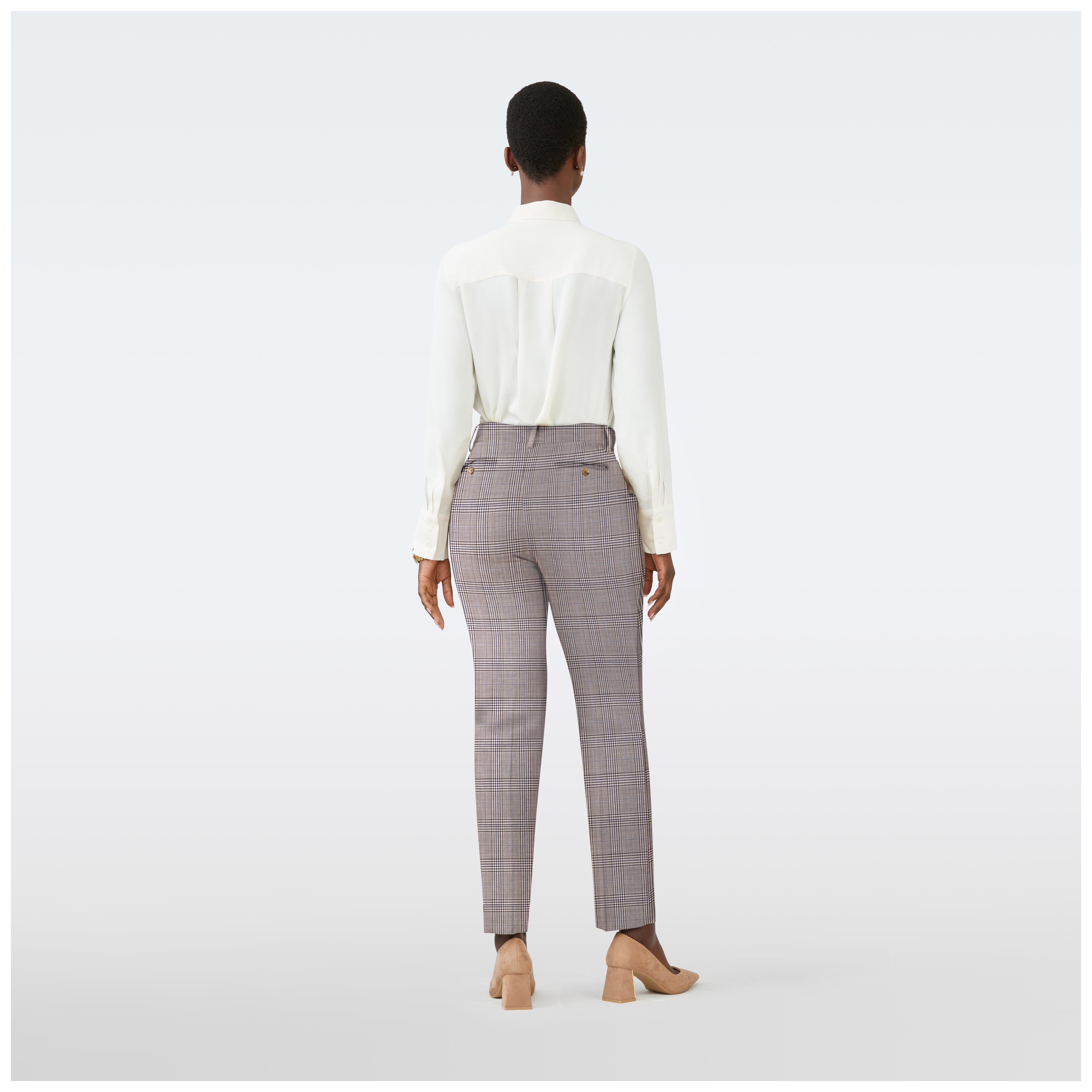 Product thumbnail 4 Black suit women - Milano Checked Design from Italian Indochino Collection