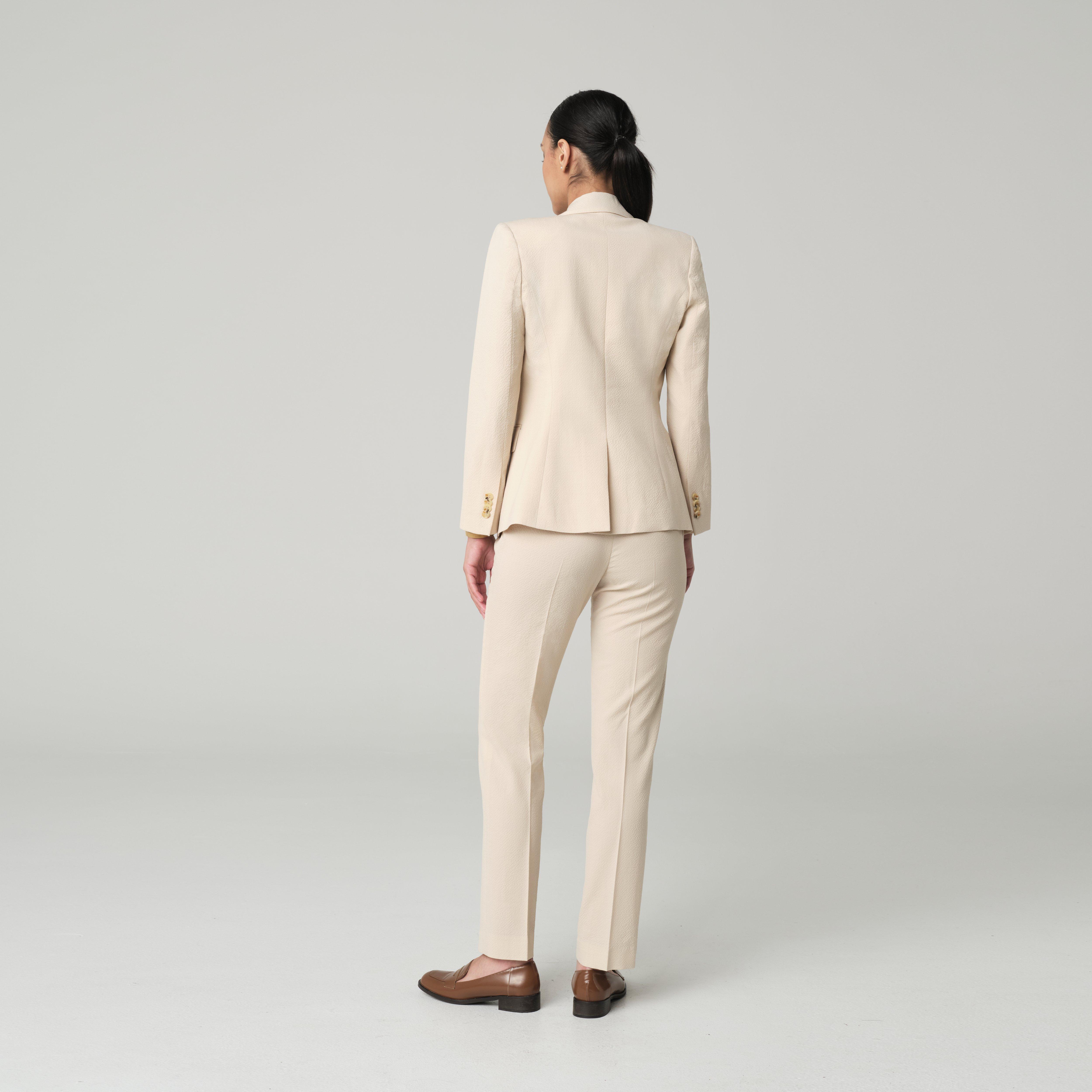 Product thumbnail 2 Cream blazer women - Stapleford Solid Design from Spring / Summer Indochino Collection