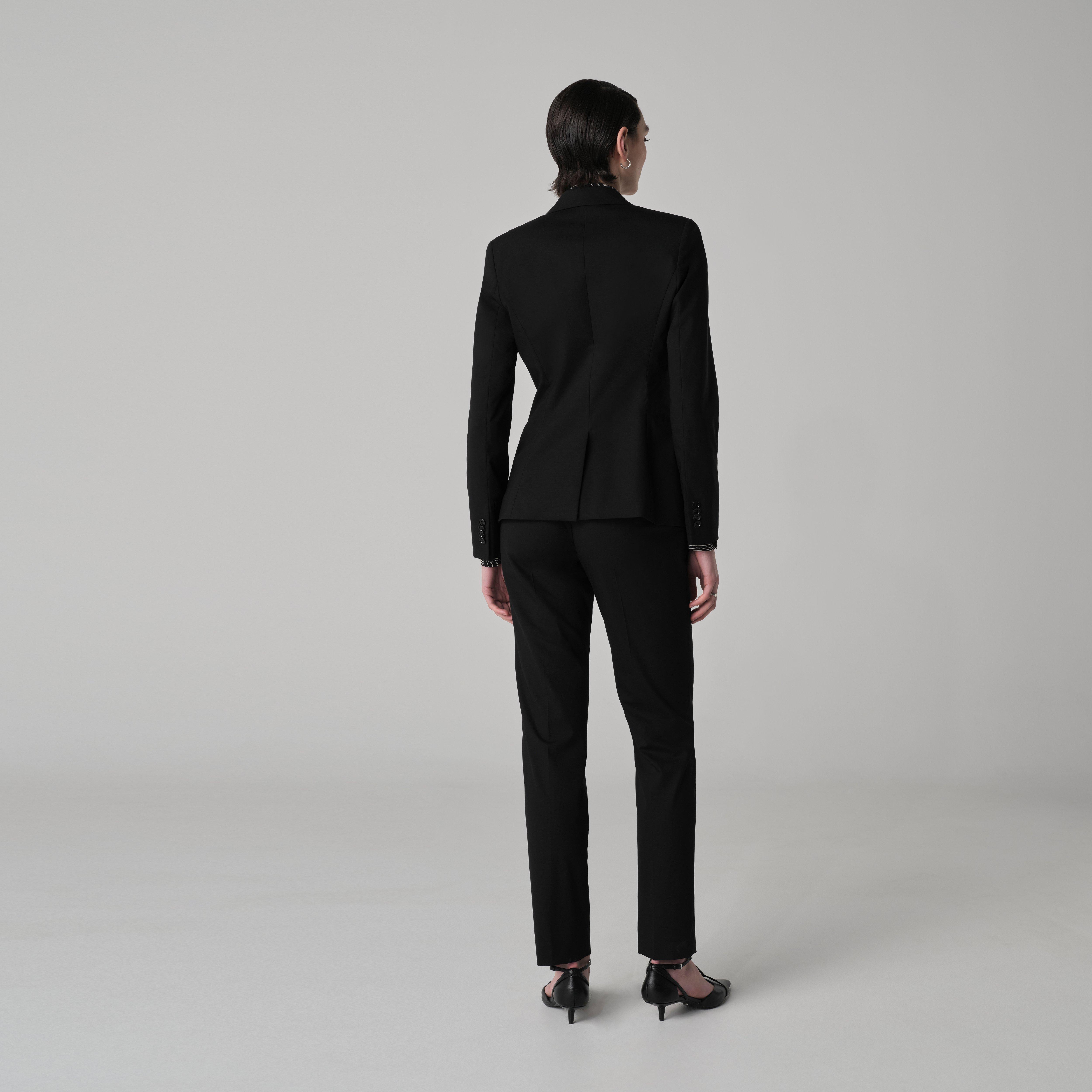 Product thumbnail 2 Black suit women - Howell Solid Design from Luxury Indochino Collection