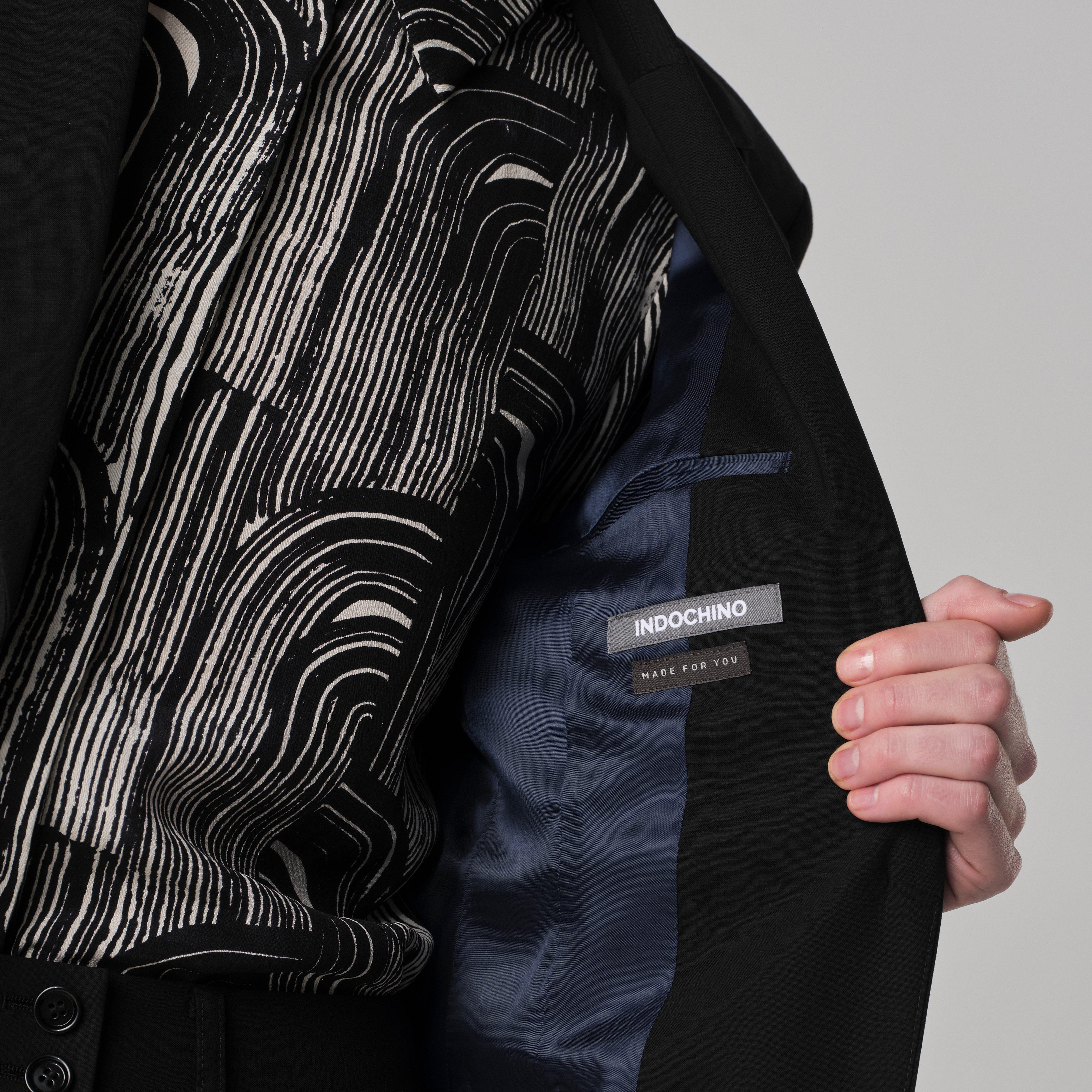 Product thumbnail 5 Black suit women - Howell Solid Design from Luxury Indochino Collection