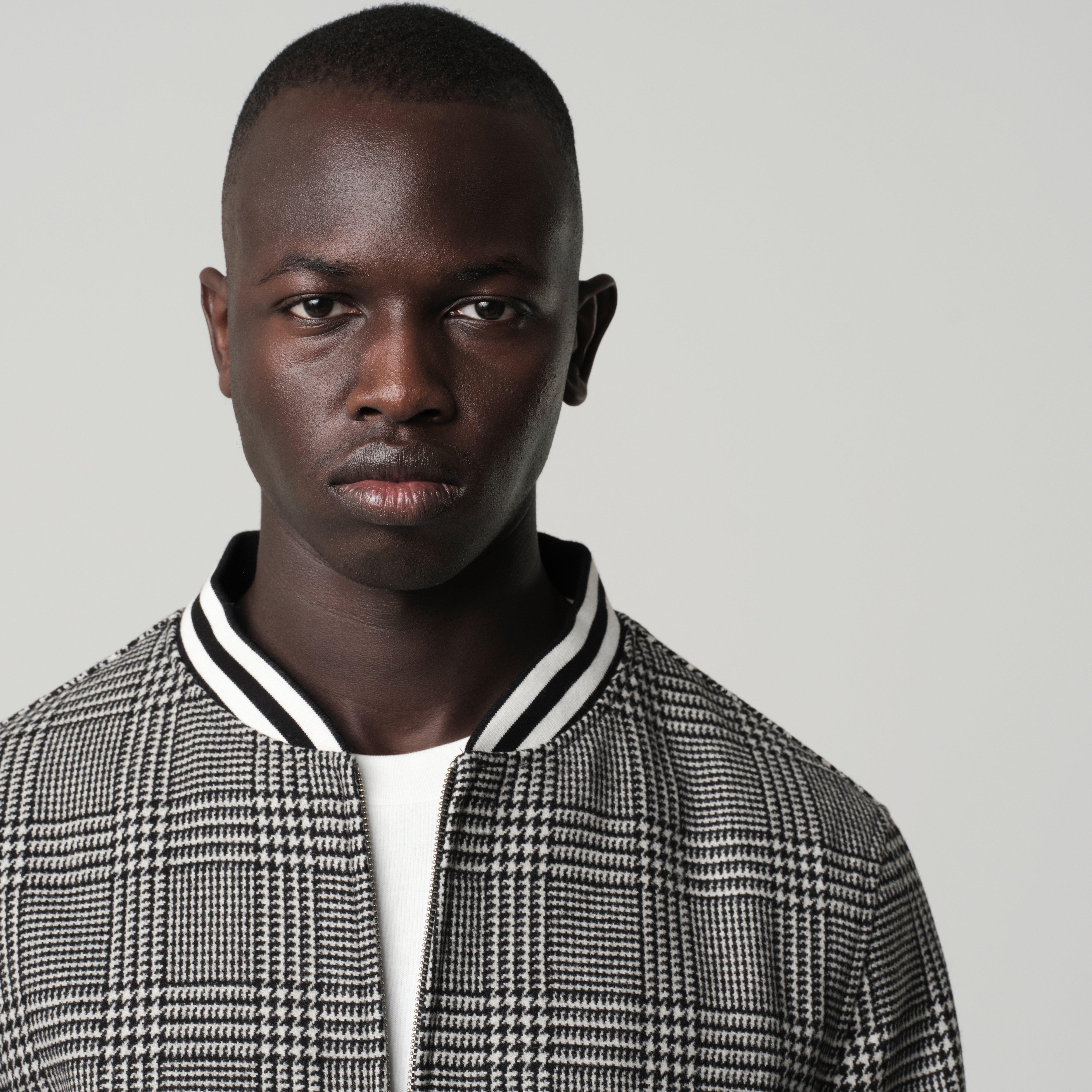Product thumbnail 4 Black bomberjacket - Varsity Solid Design from Premium Indochino Collection