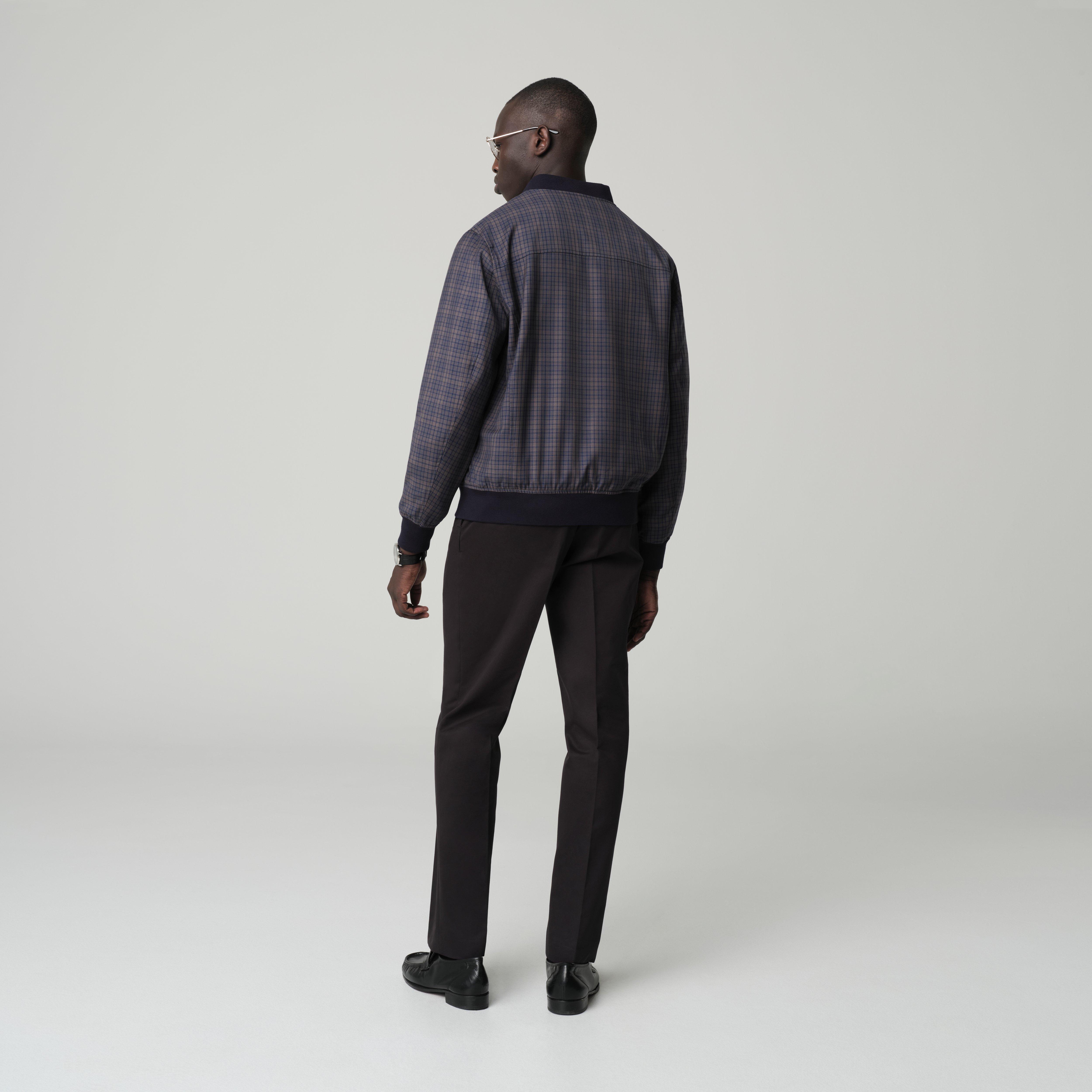 Product thumbnail 2 Brown bomberjacket - Paxton Plaid Design from Premium Indochino Collection