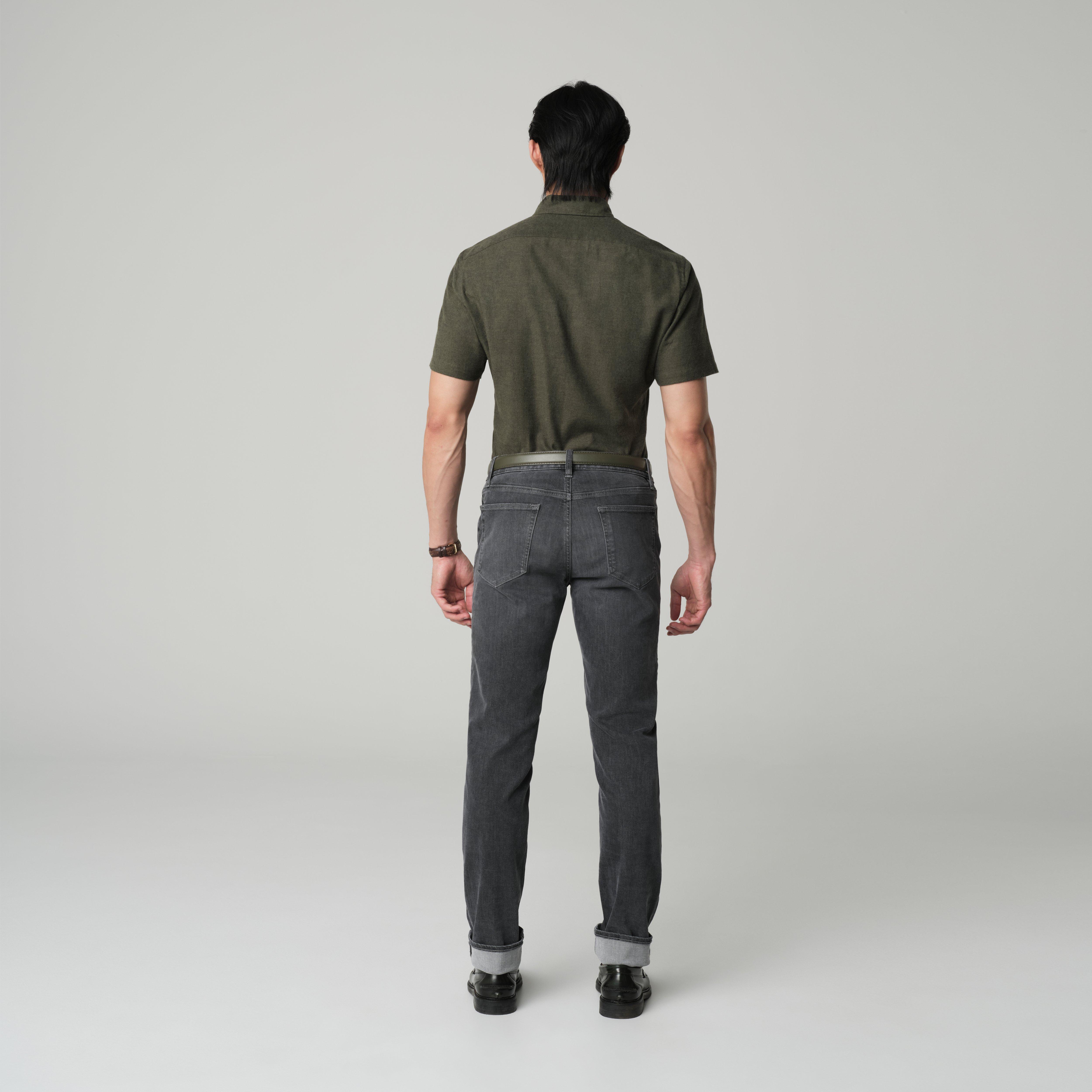 Product thumbnail 2 Olive shirt - Harwell Solid Design from Indochino Collection