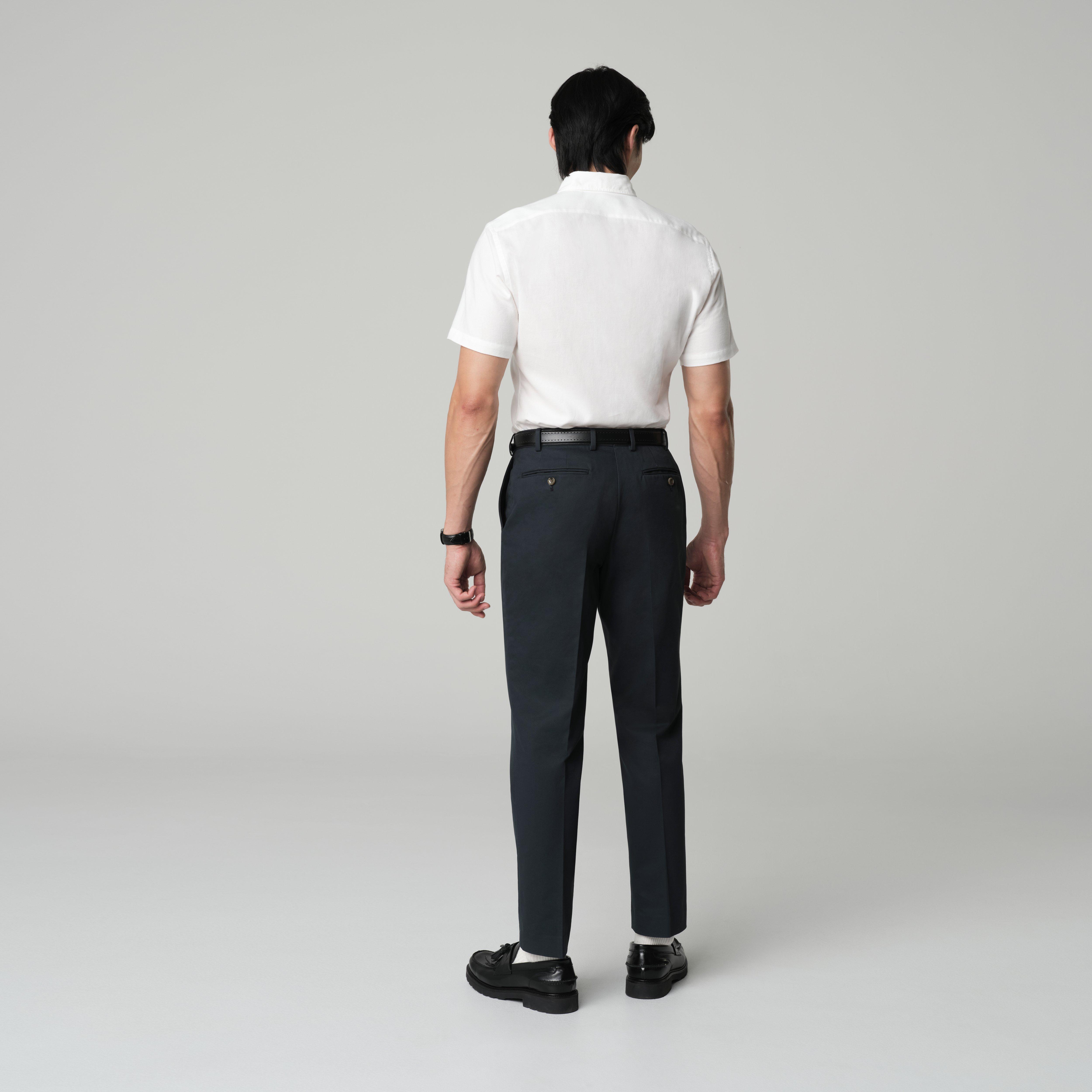 Product thumbnail 2 White shirt - Harwell Solid Design from Indochino Collection