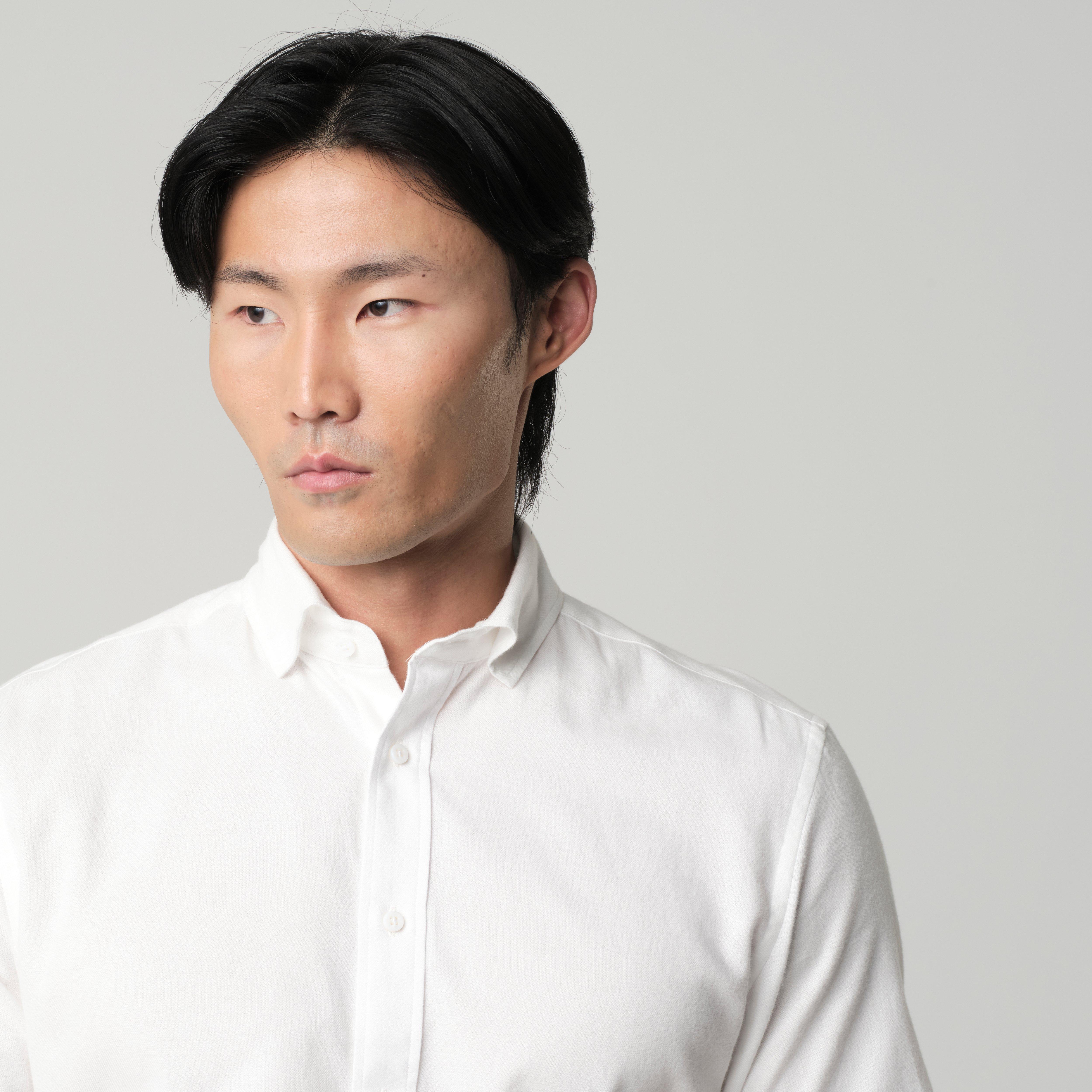Product thumbnail 3 White shirt - Harwell Solid Design from Indochino Collection