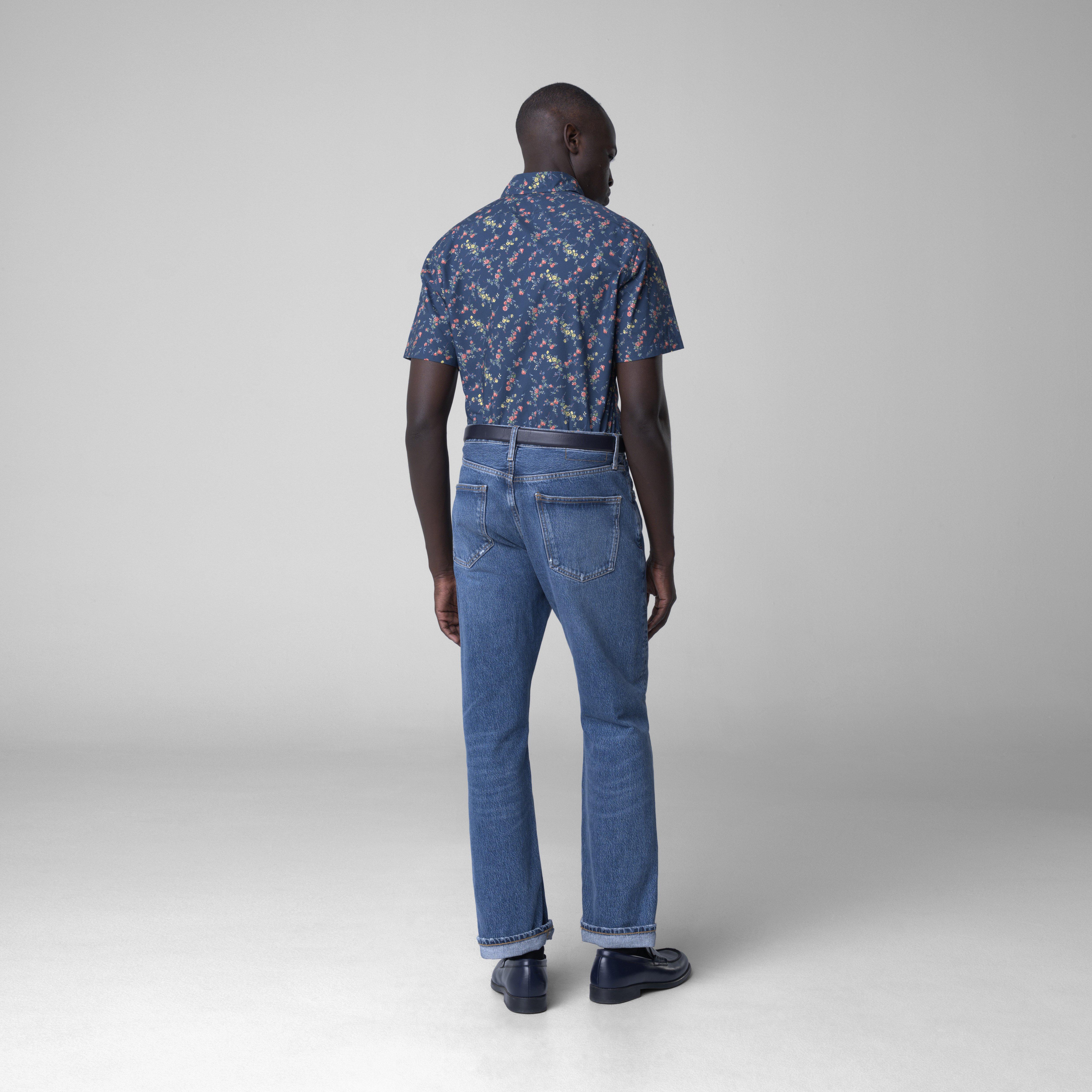 Product thumbnail 2 Navy shirt - London Print Design from Indochino Collection