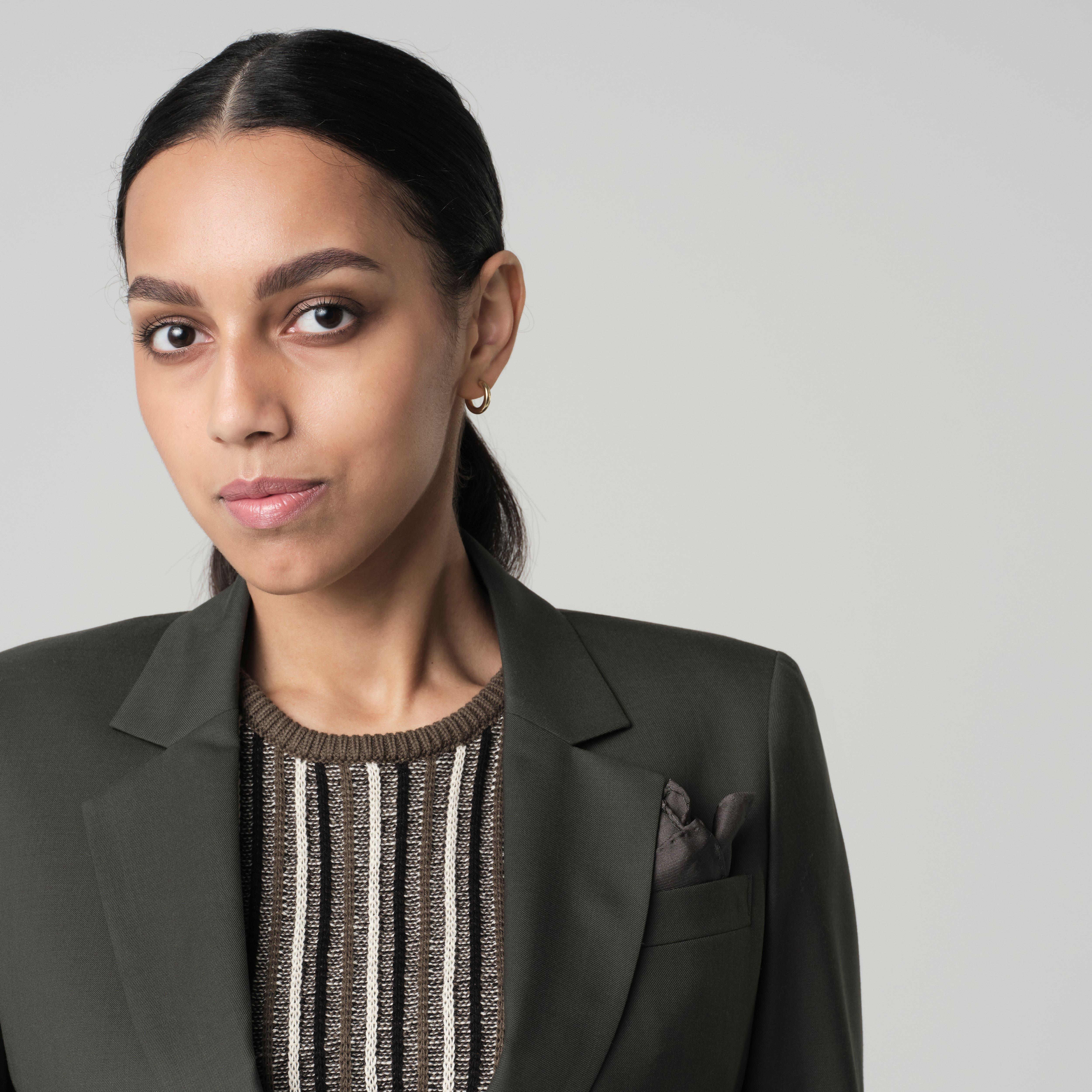 Product thumbnail 6 Olive suit women - Highbridge Solid Design from Luxury Indochino Collection