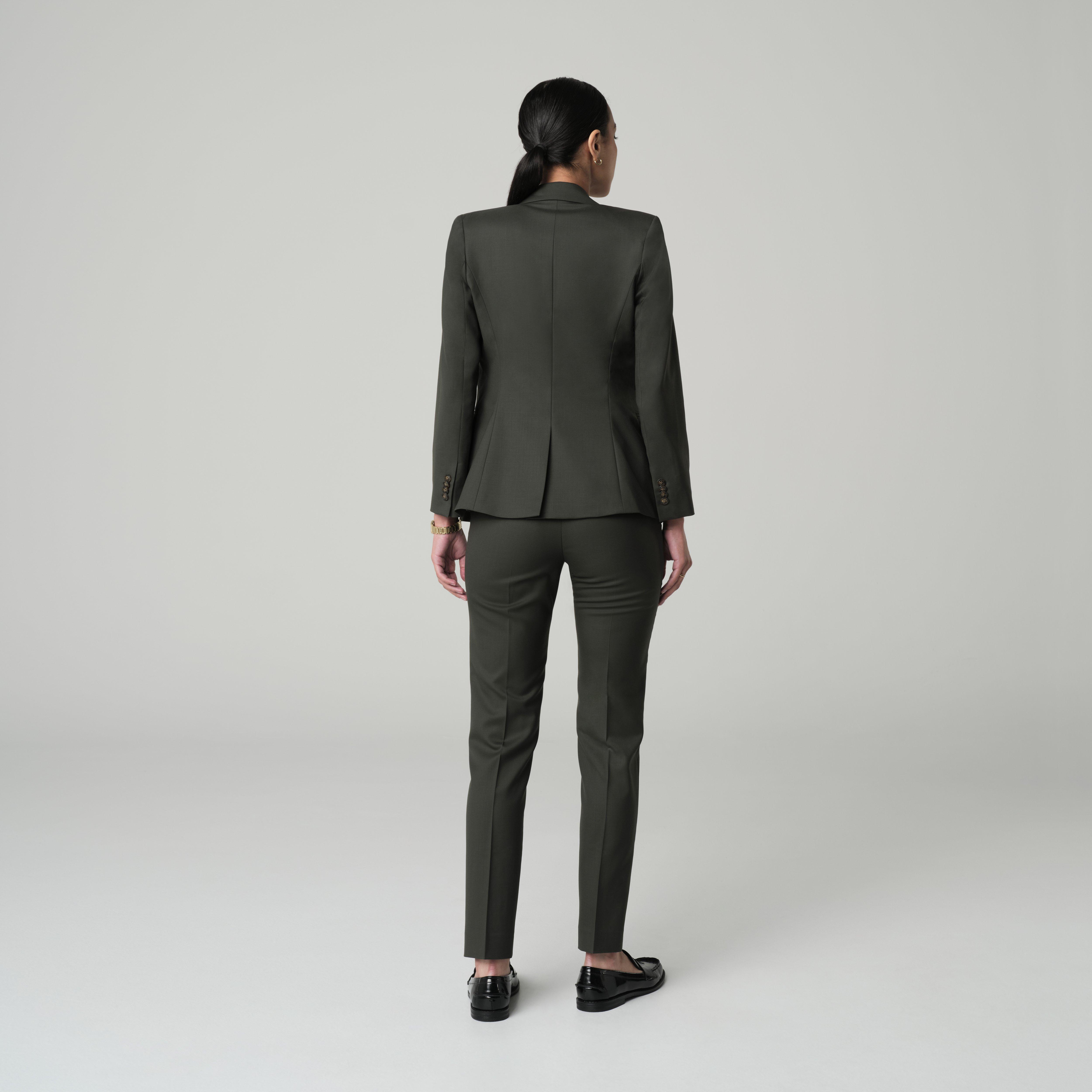 Product thumbnail 2 Olive blazer women - Highbridge Solid Design from Luxury Indochino Collection