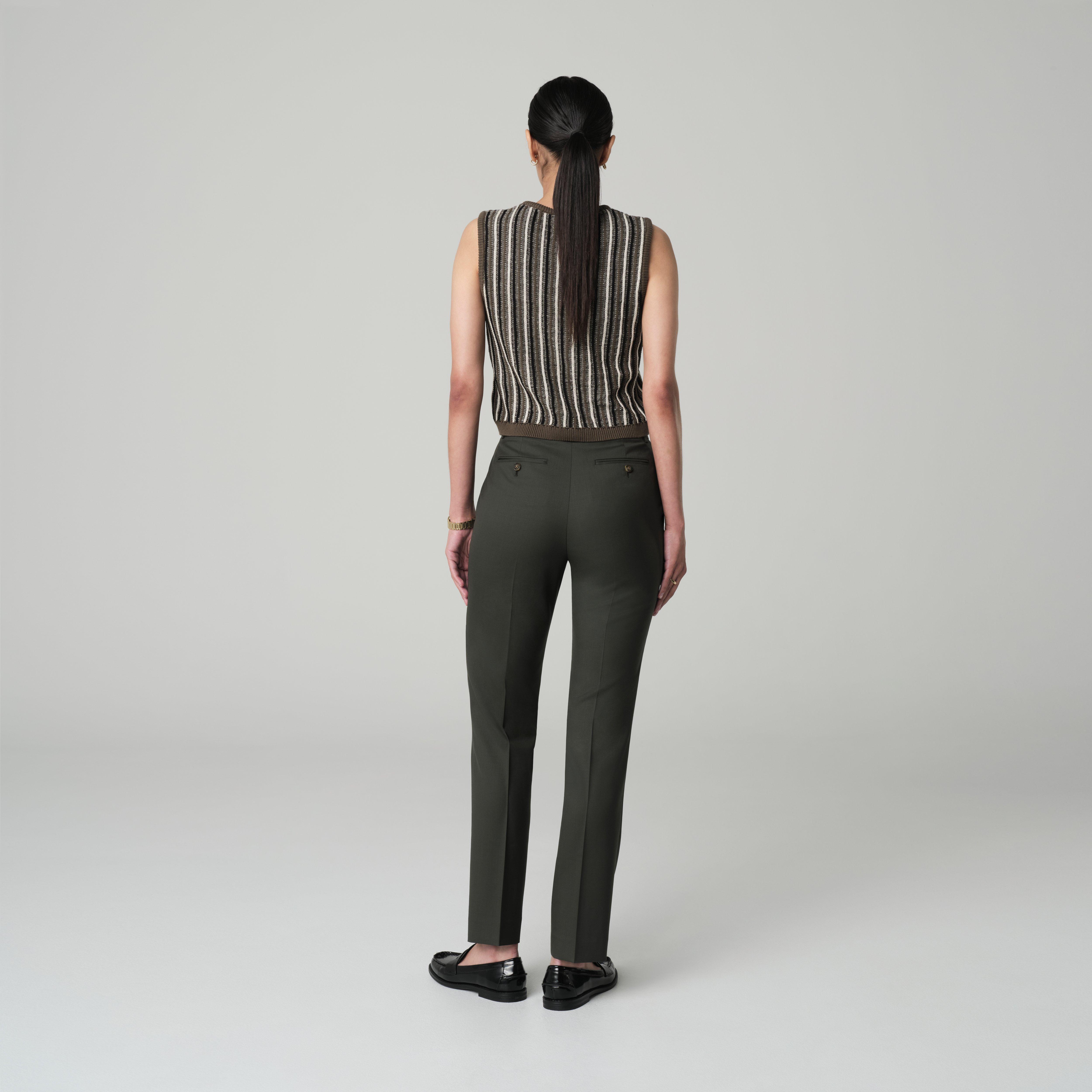 Product thumbnail 2 Olive pants women - Highbridge Solid Design from Luxury Indochino Collection