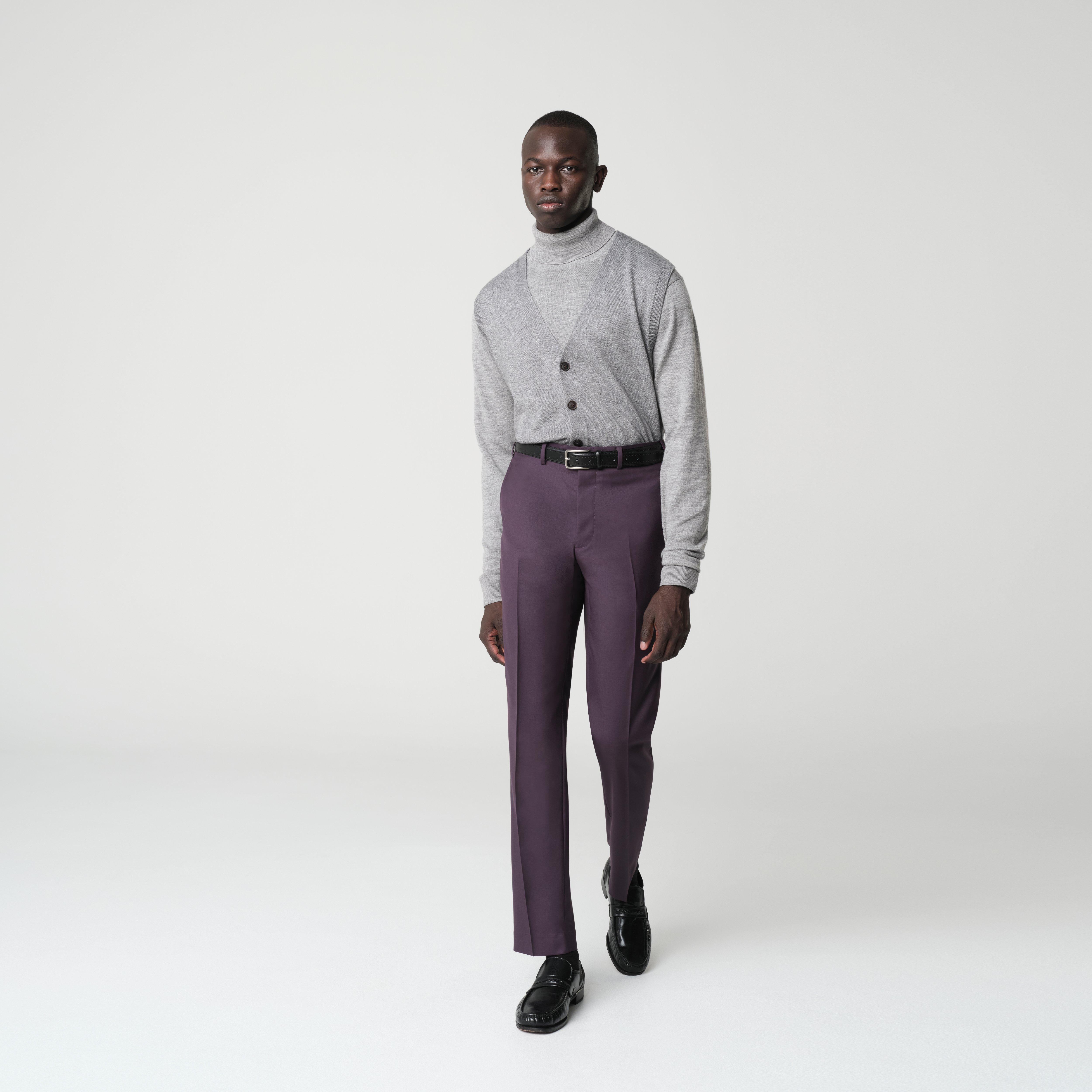 Product thumbnail 3 Purple suit - Highbridge Solid Design from Luxury Indochino Collection
