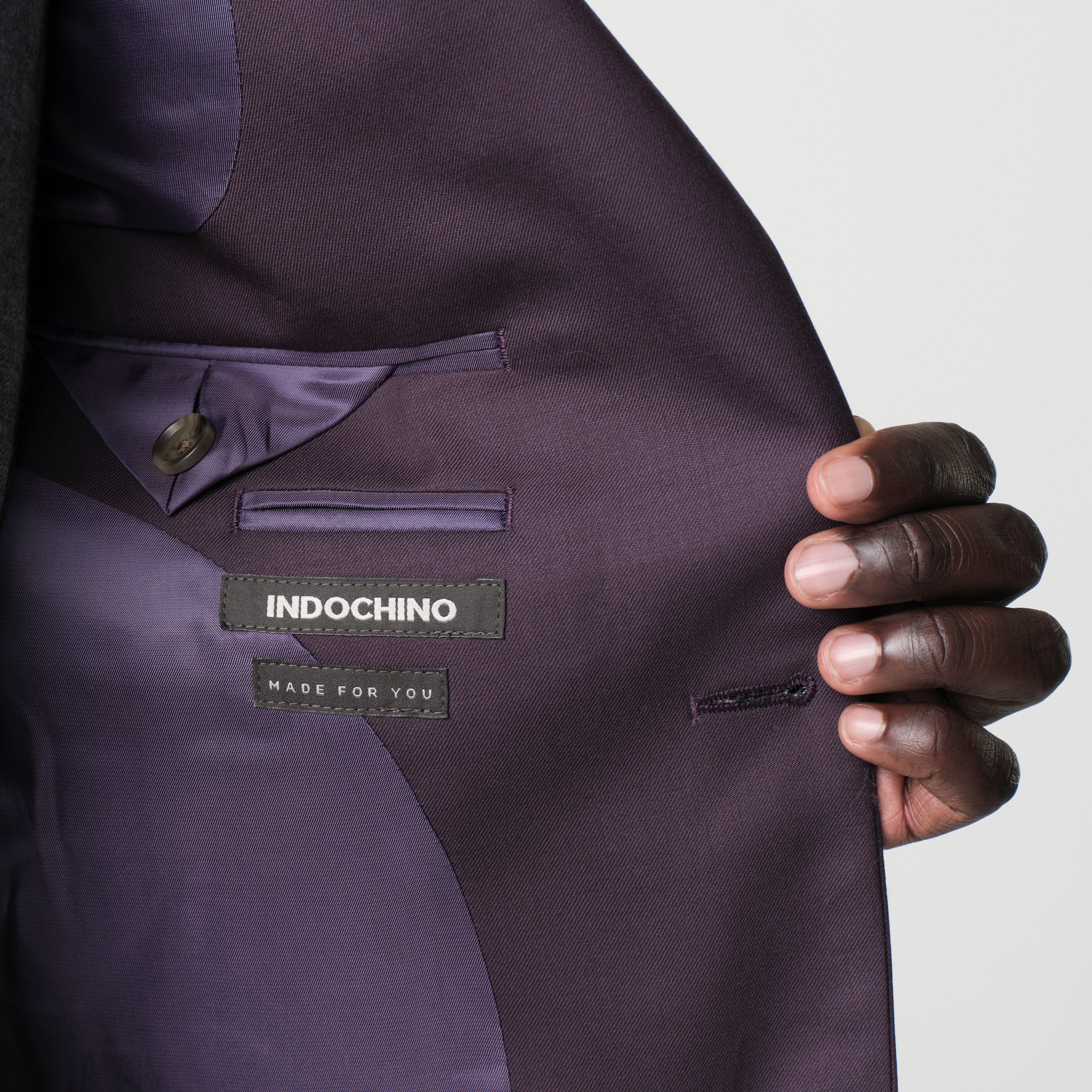 Product thumbnail 5 Purple suit - Highbridge Solid Design from Luxury Indochino Collection