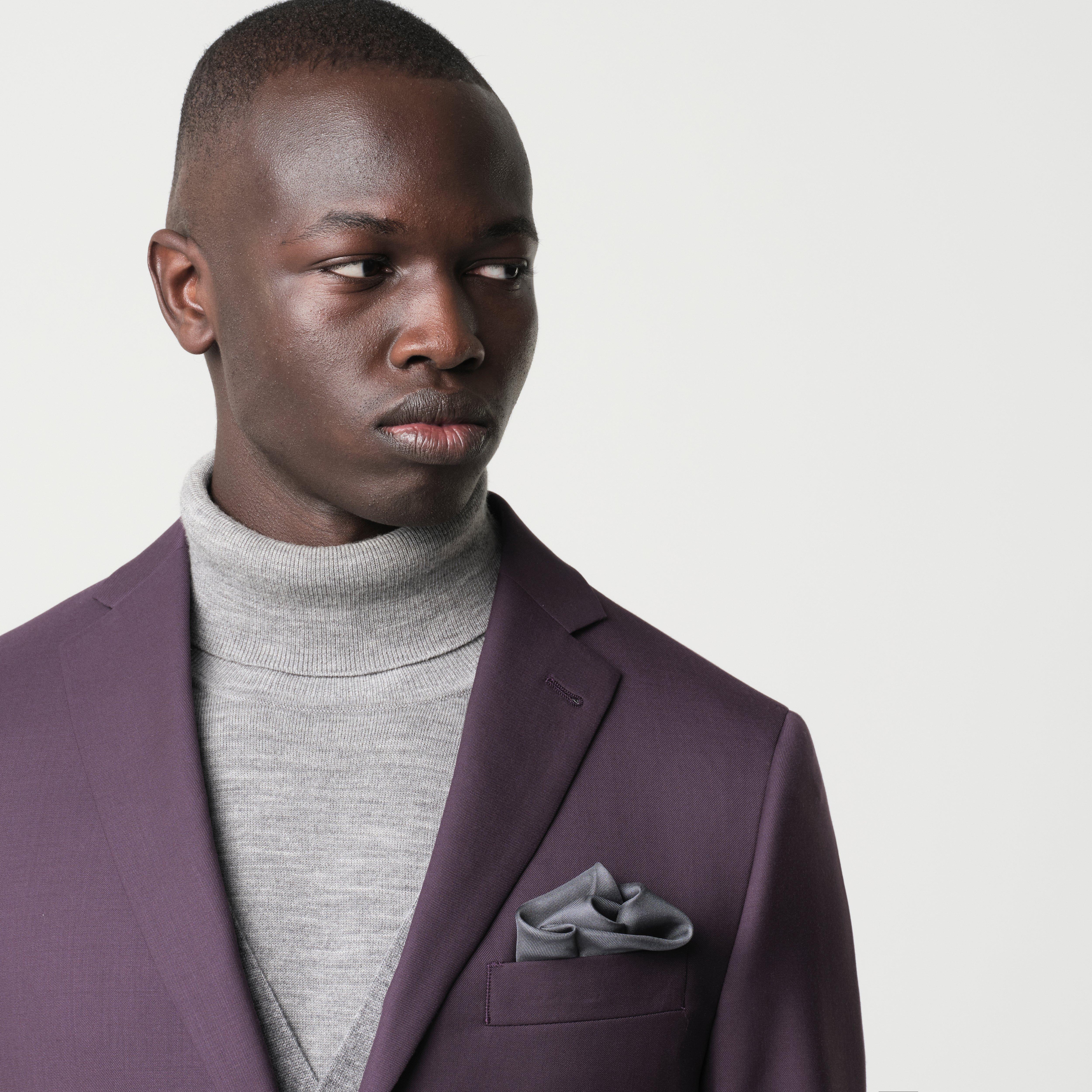 Product thumbnail 6 Purple suit - Highbridge Solid Design from Luxury Indochino Collection