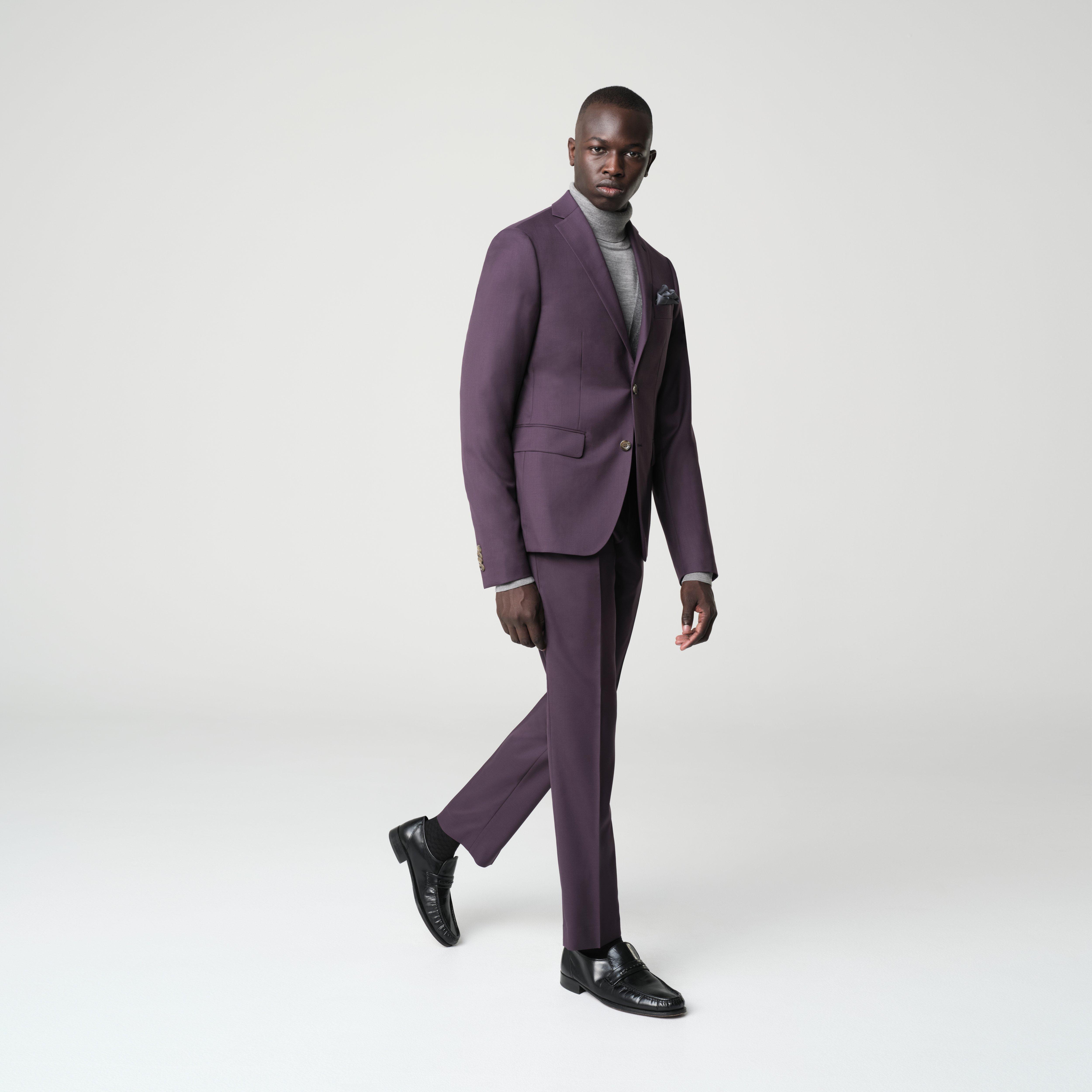 Purple blazer - Highbridge Solid Design from Luxury Indochino Collection