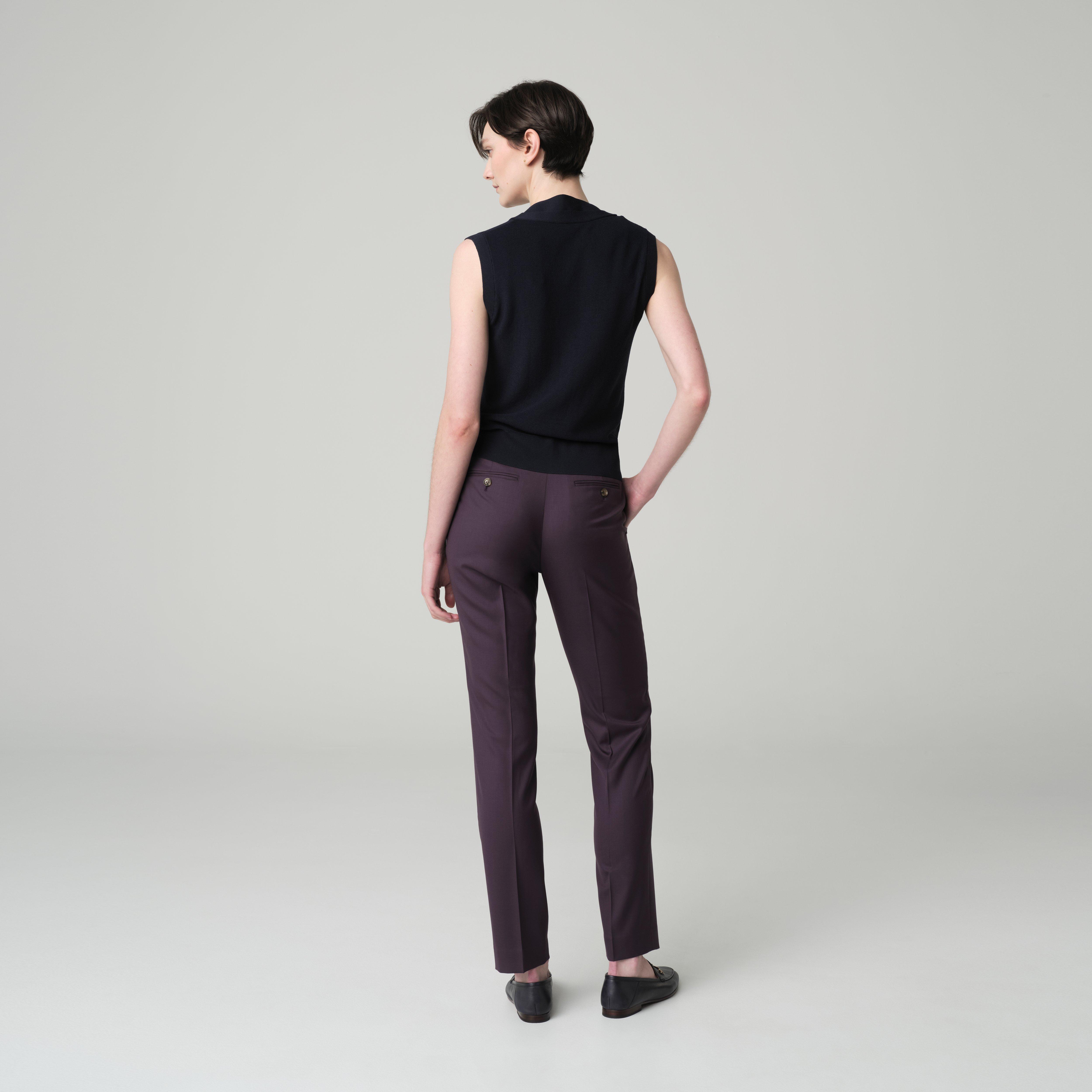 Product thumbnail 2 Purple pants women - Highbridge Solid Design from Luxury Indochino Collection