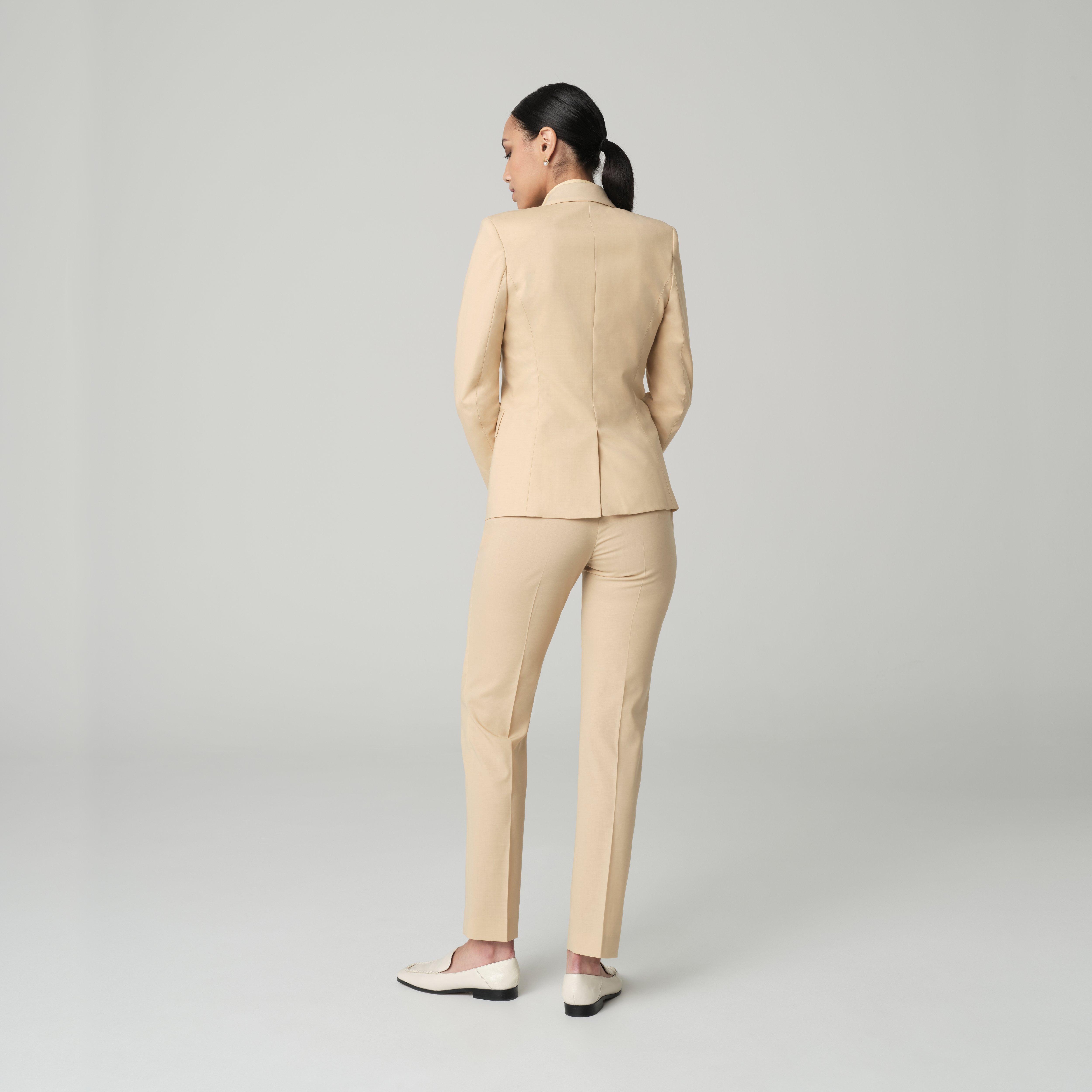Product thumbnail 2 Sand suit women - Howell Solid Design from Luxury Indochino Collection