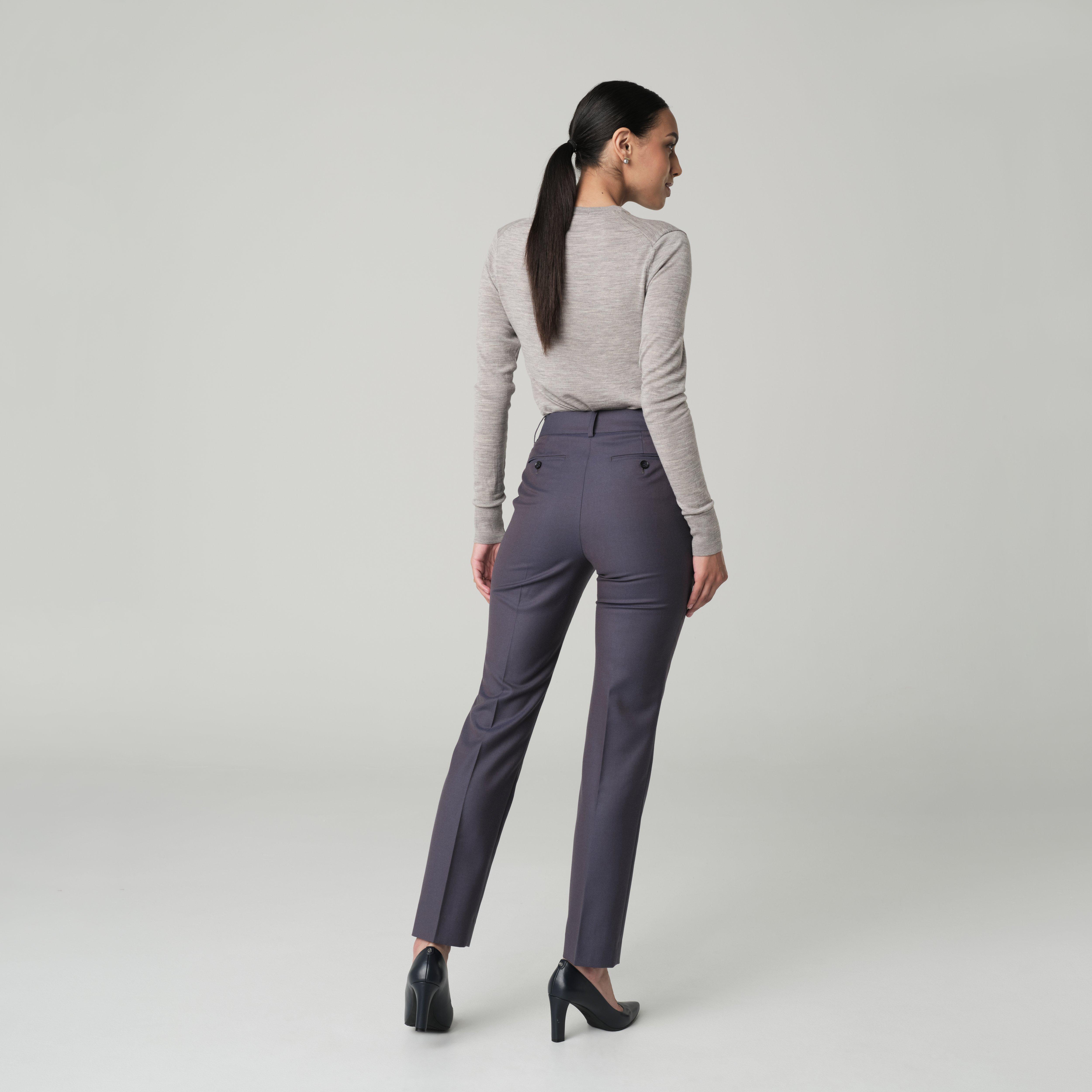 Product thumbnail 2 Purple pants women - Hoxton Solid Design from Luxury Indochino Collection