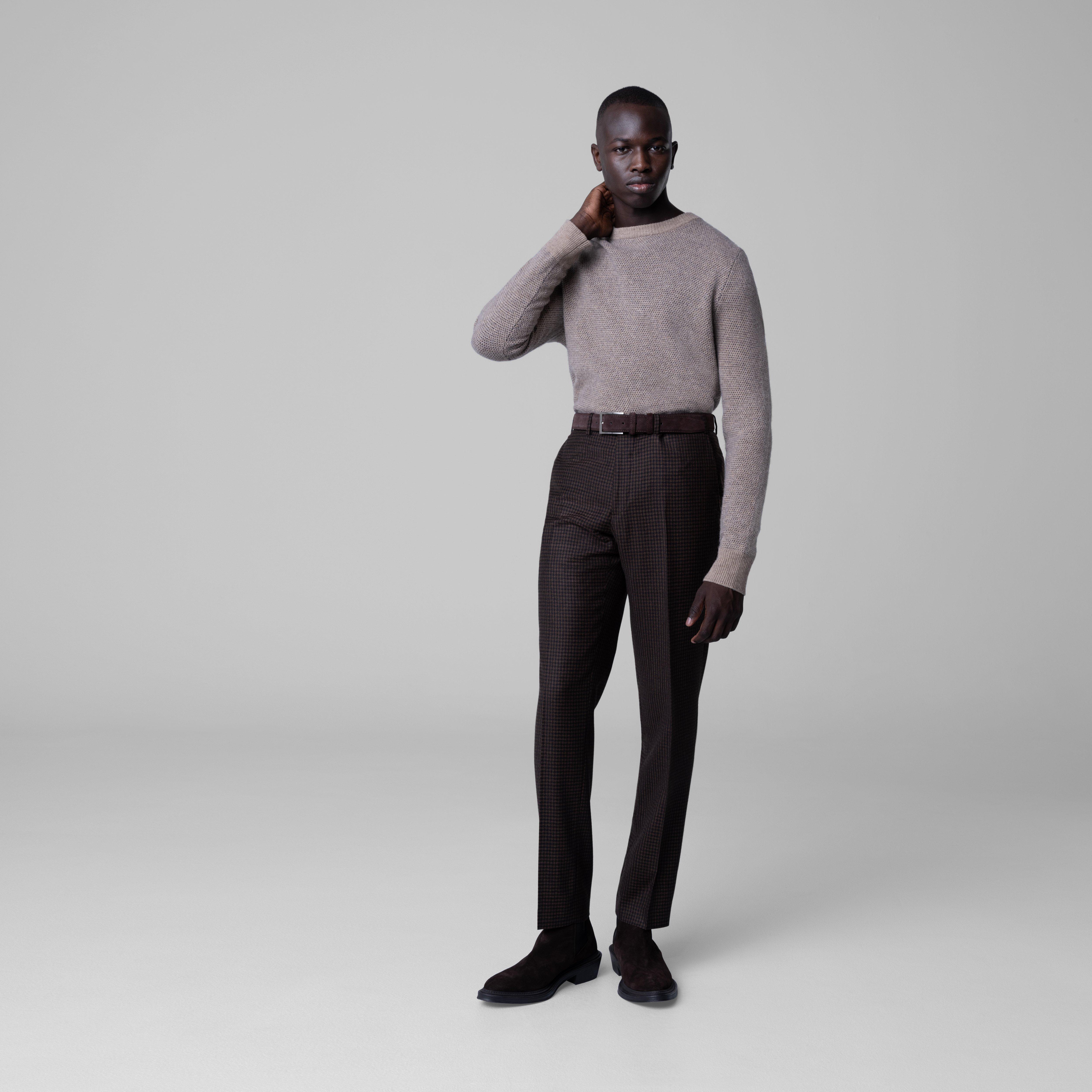 Product thumbnail 3 Brown suit - Monterosso Checked Design from Fall / Winter Indochino Collection