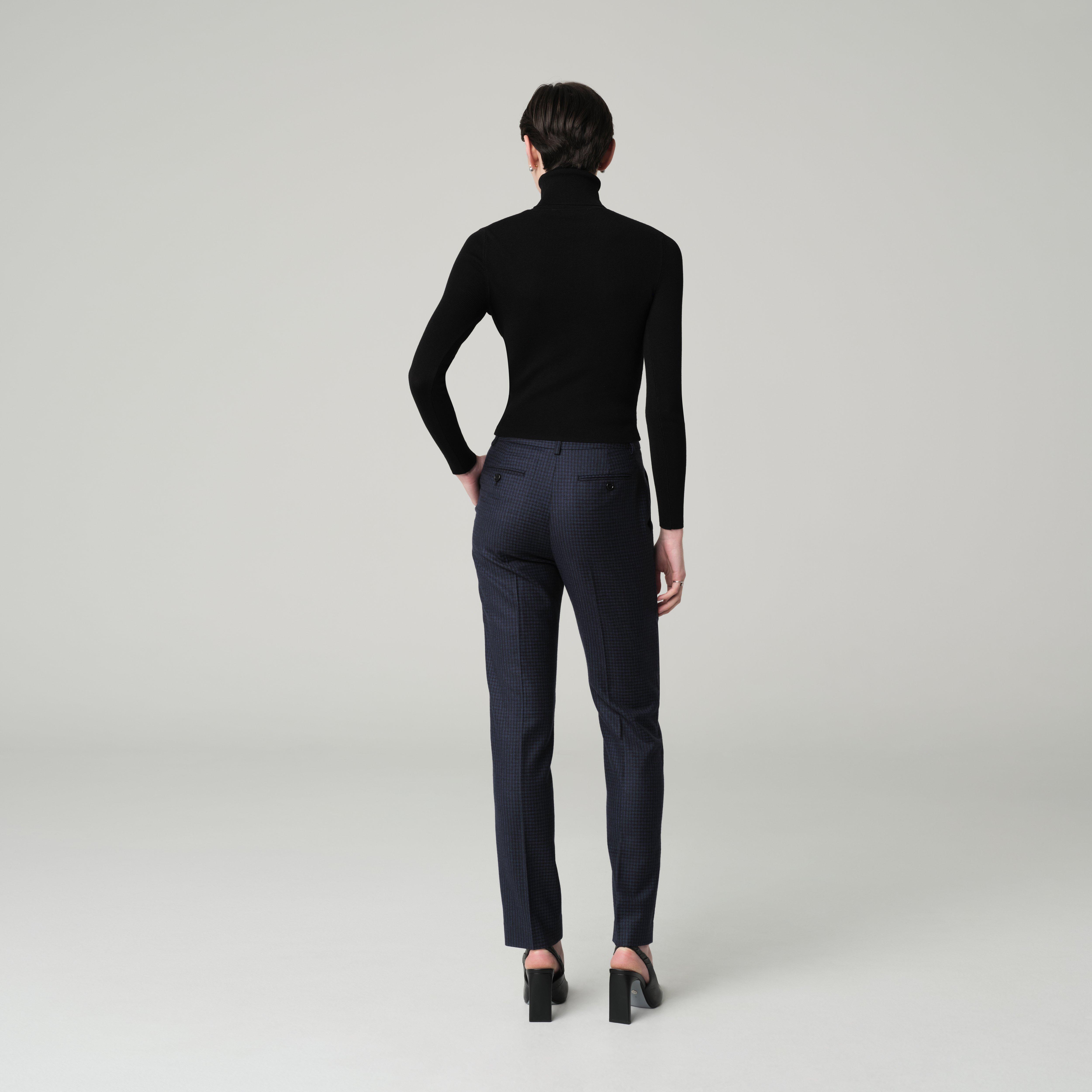 Product thumbnail 4 Blue suit women - Monterosso Checked Design from Italian Indochino Collection