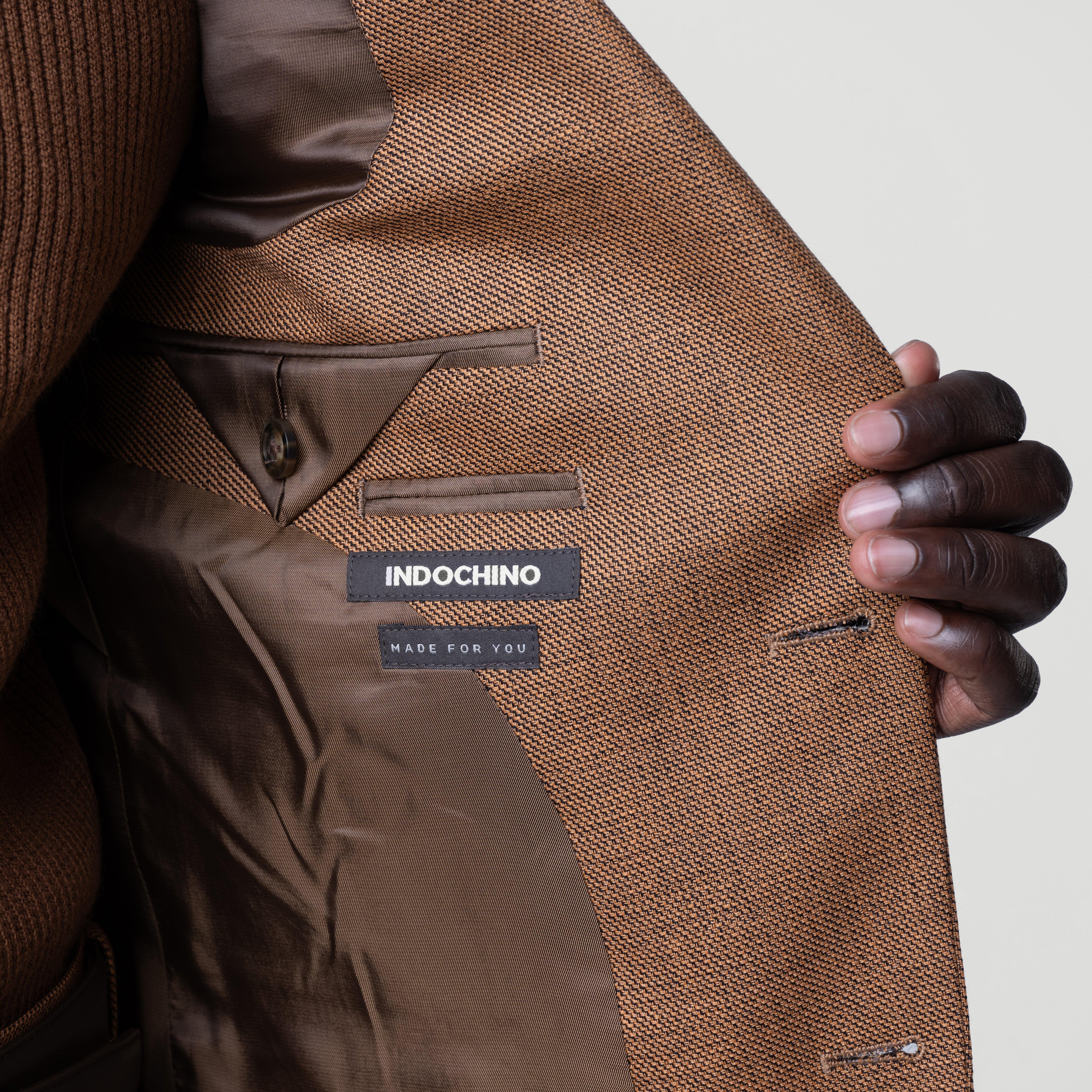 Product thumbnail 5 Orange suit - Northfield Checked Design from Fall / Winter Indochino Collection