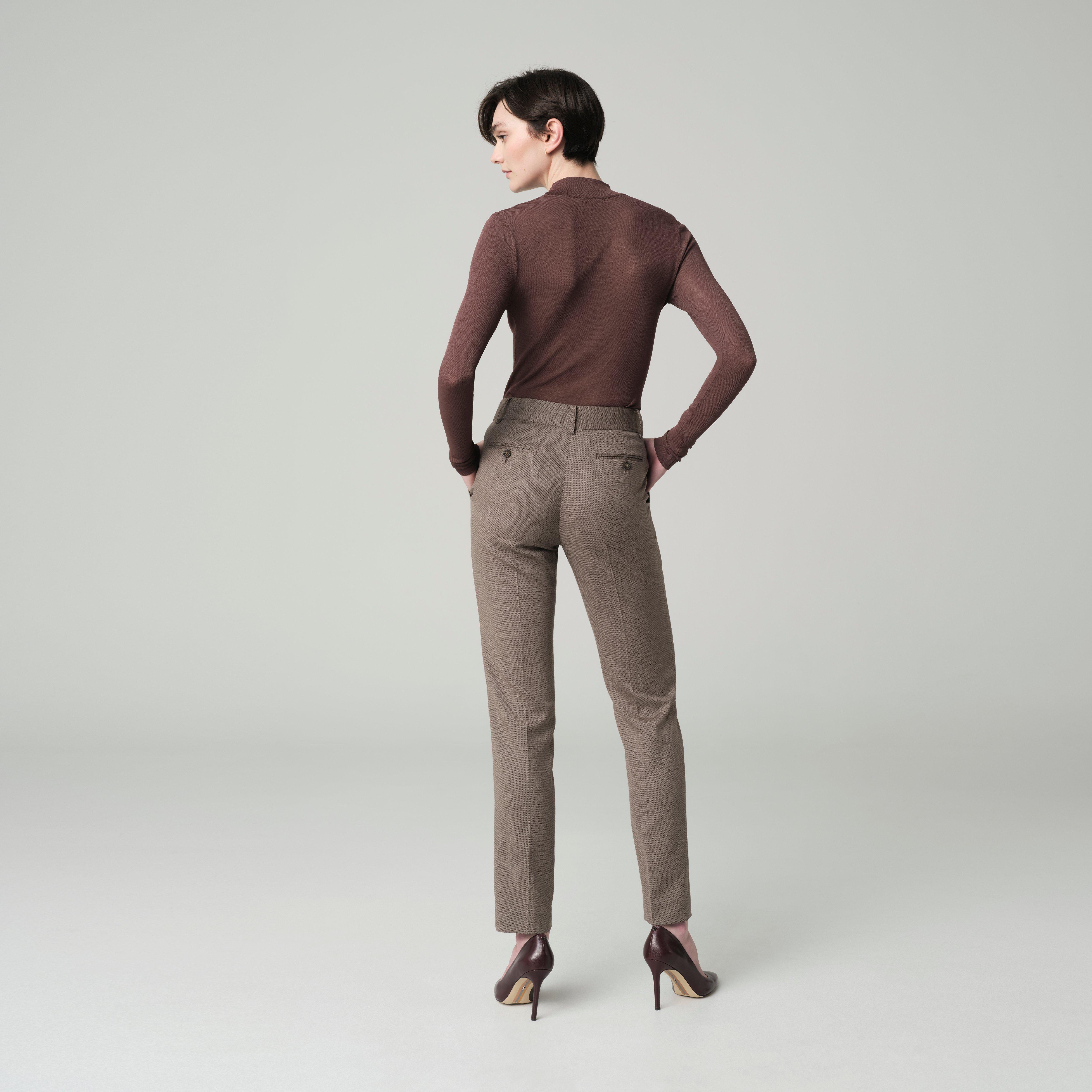 Product thumbnail 2 Brown pants women - Parkhill Pattern Design from Premium Indochino Collection