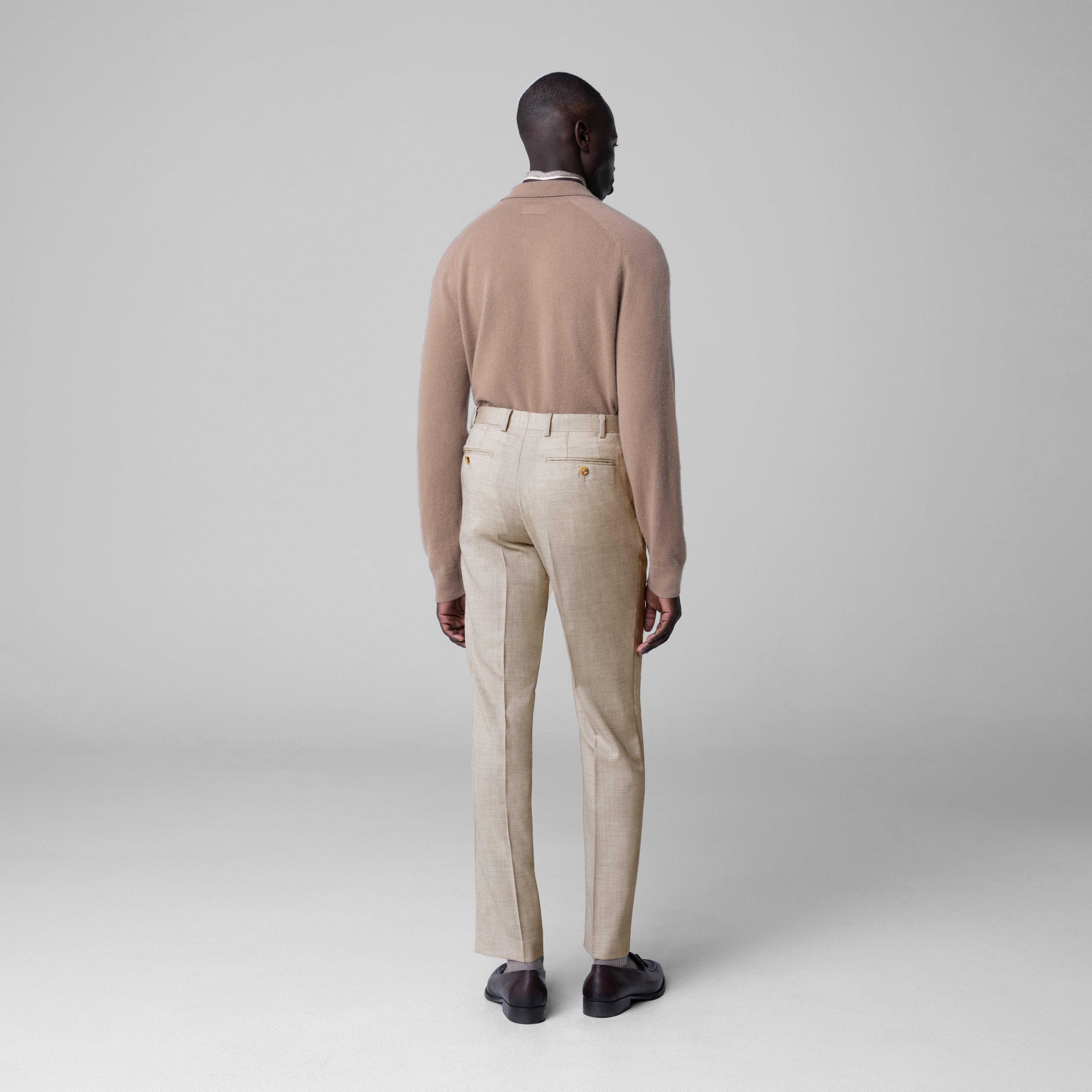 Product thumbnail 2 Cream pants - Parkhill Pattern Design from Indochino Collection