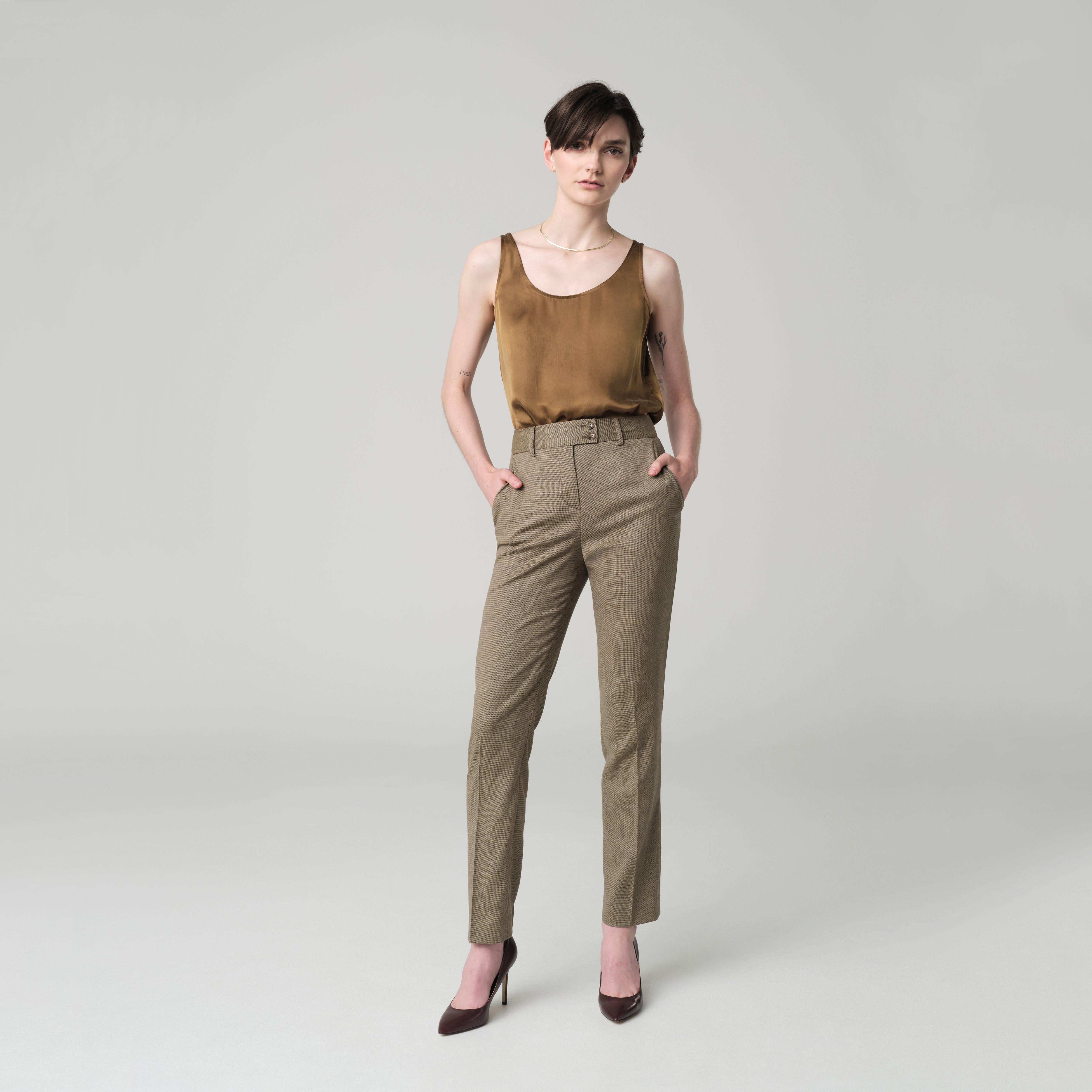 Product thumbnail 3 Olive suit women - Parkhill Pattern Design from Fall / Winter Indochino Collection