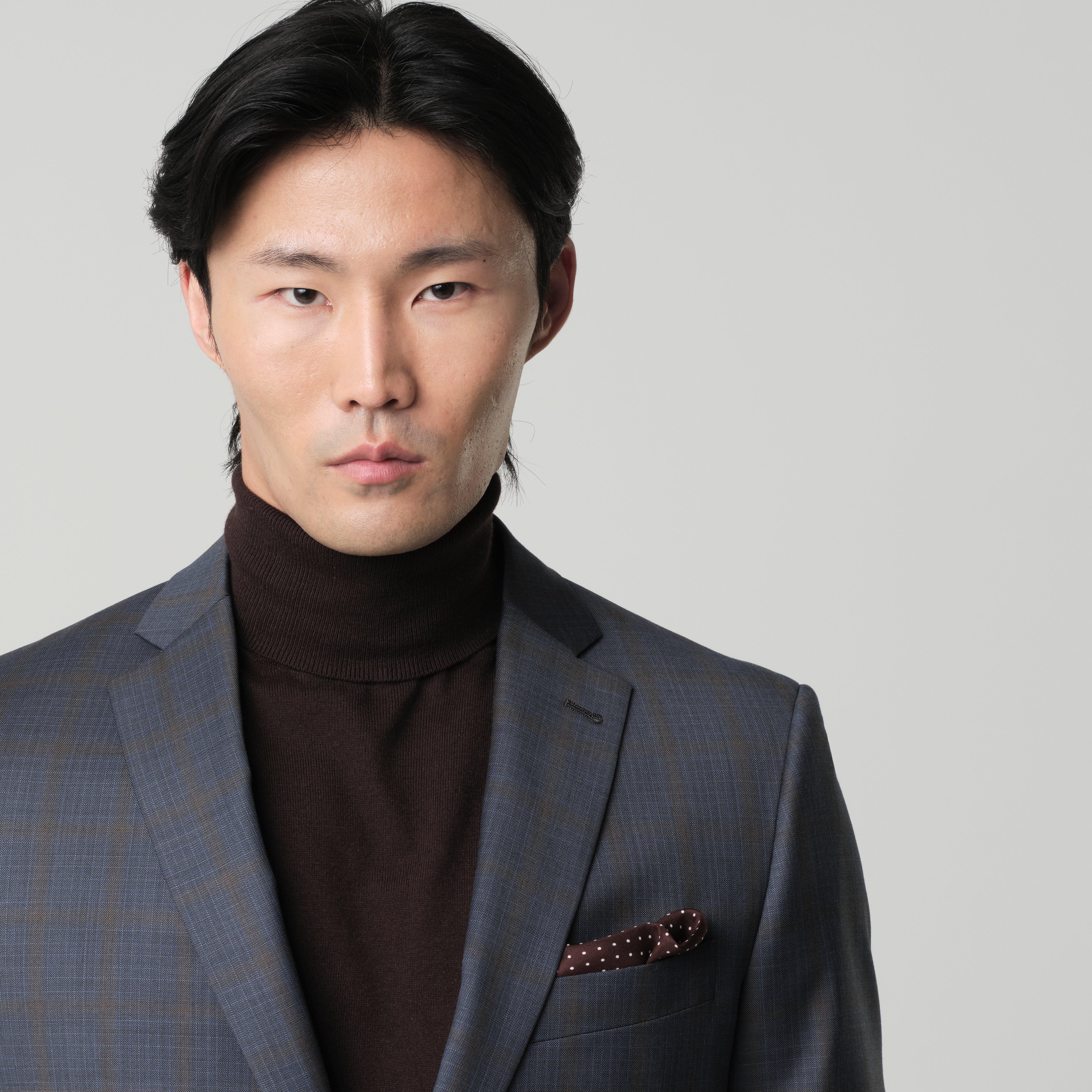 Product thumbnail 6 Blue suit - Paxton Checked Design from Premium Indochino Collection
