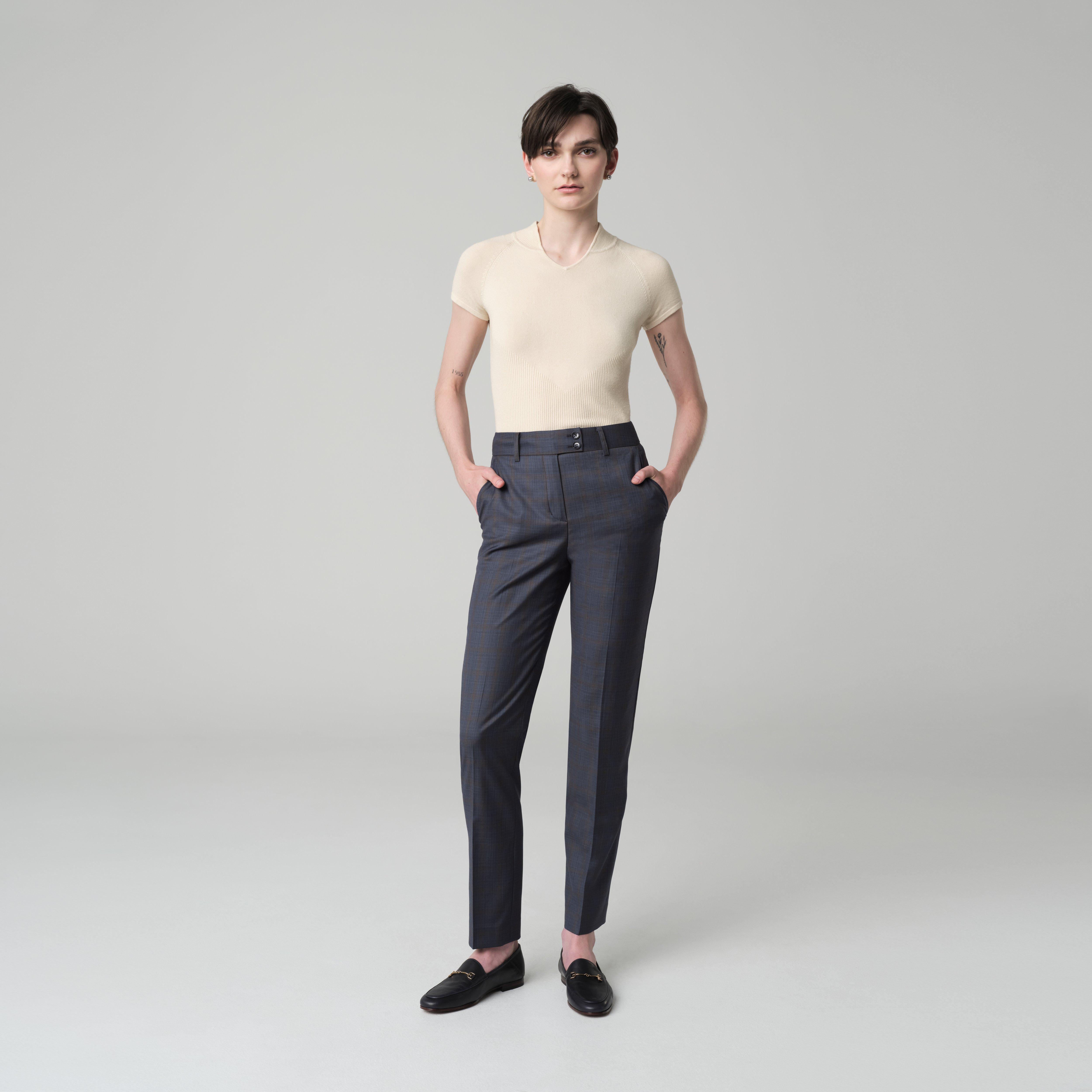 Product thumbnail 3 Blue suit women - Paxton Checked Design from Fall / Winter Indochino Collection